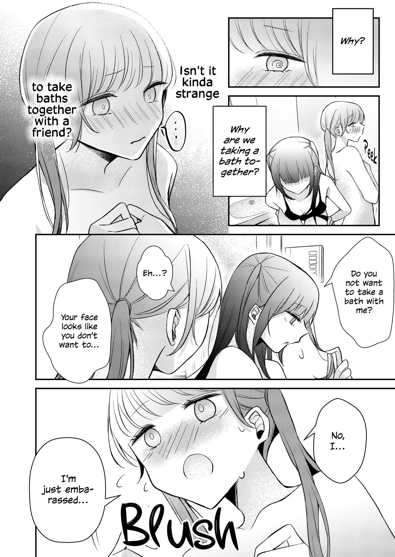 Tsukiattenai Futari ga Ofuro de  Ecchi na Koto Suru Hanashi |  A Story of Two Girls Who Are Not Dating Having Sex in the Bath | Page 10