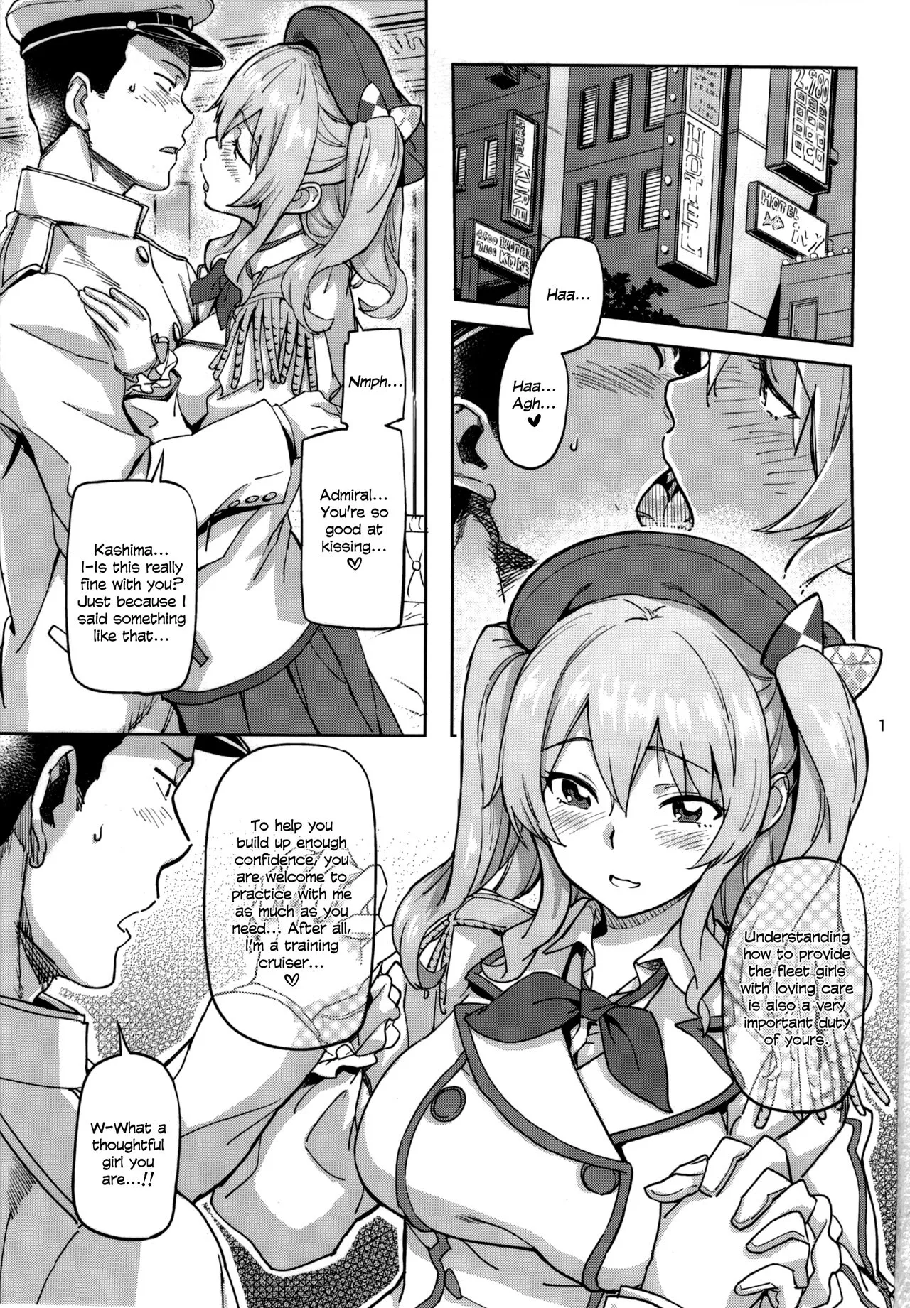 Kashima to Yoru no Renshuukan | Nighttime Sex Training with Kashima | Page 3