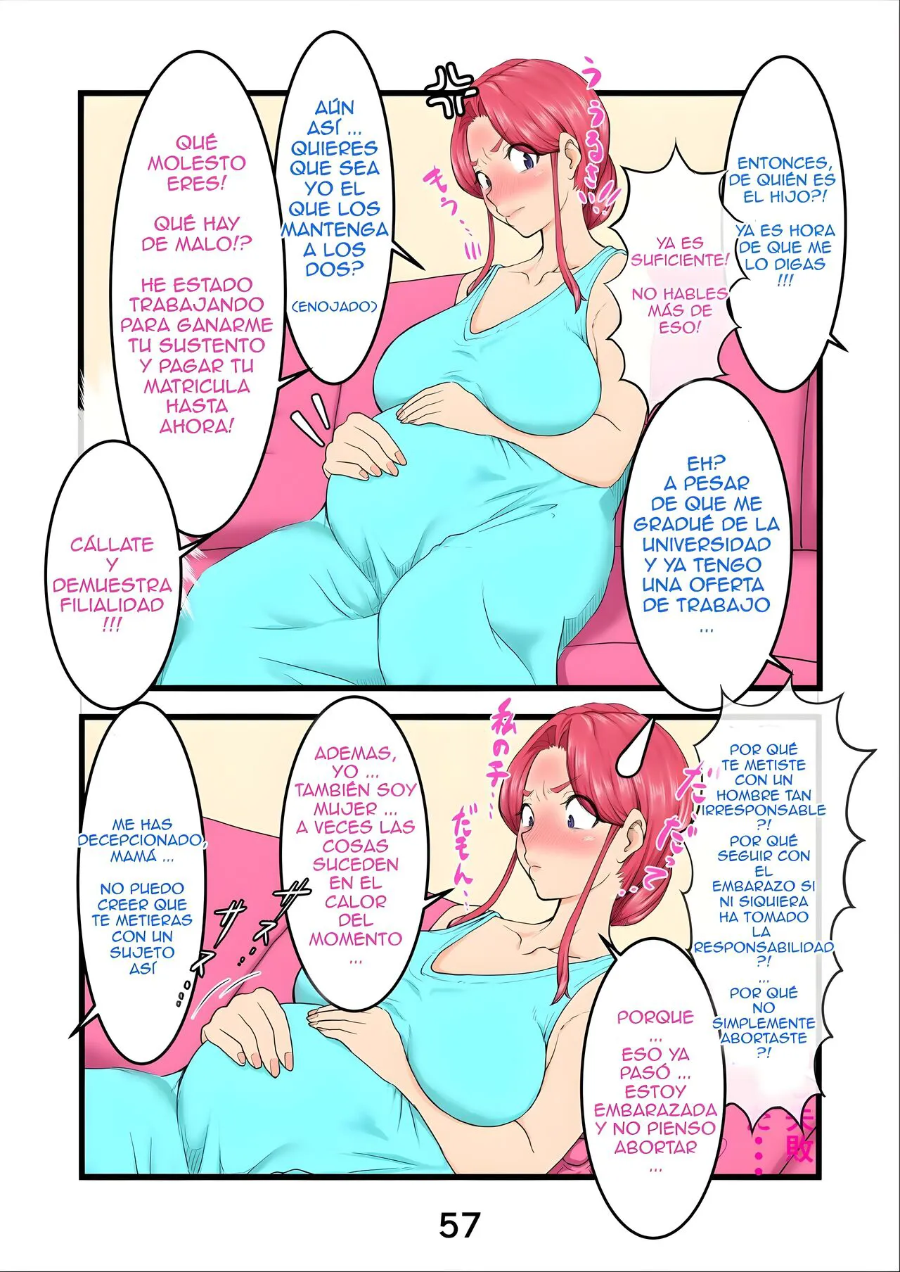 Haramaseta Bunny Girl wa, Boku no Kaa-chan!? | La conejita a la que embaracé, era mi madre?! | Page 60