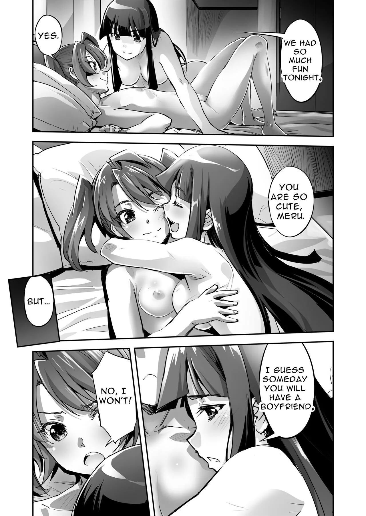 Enhyou Souki Twin Curely Yuri Heroine wa Otoko no Chinpo ni Haiboku suru Zenpen + Kouhen | FlameFrost Duo TWIN CURELY ~Yuri Heroines Defeated By Dick~ Part 1+2 | Page 8