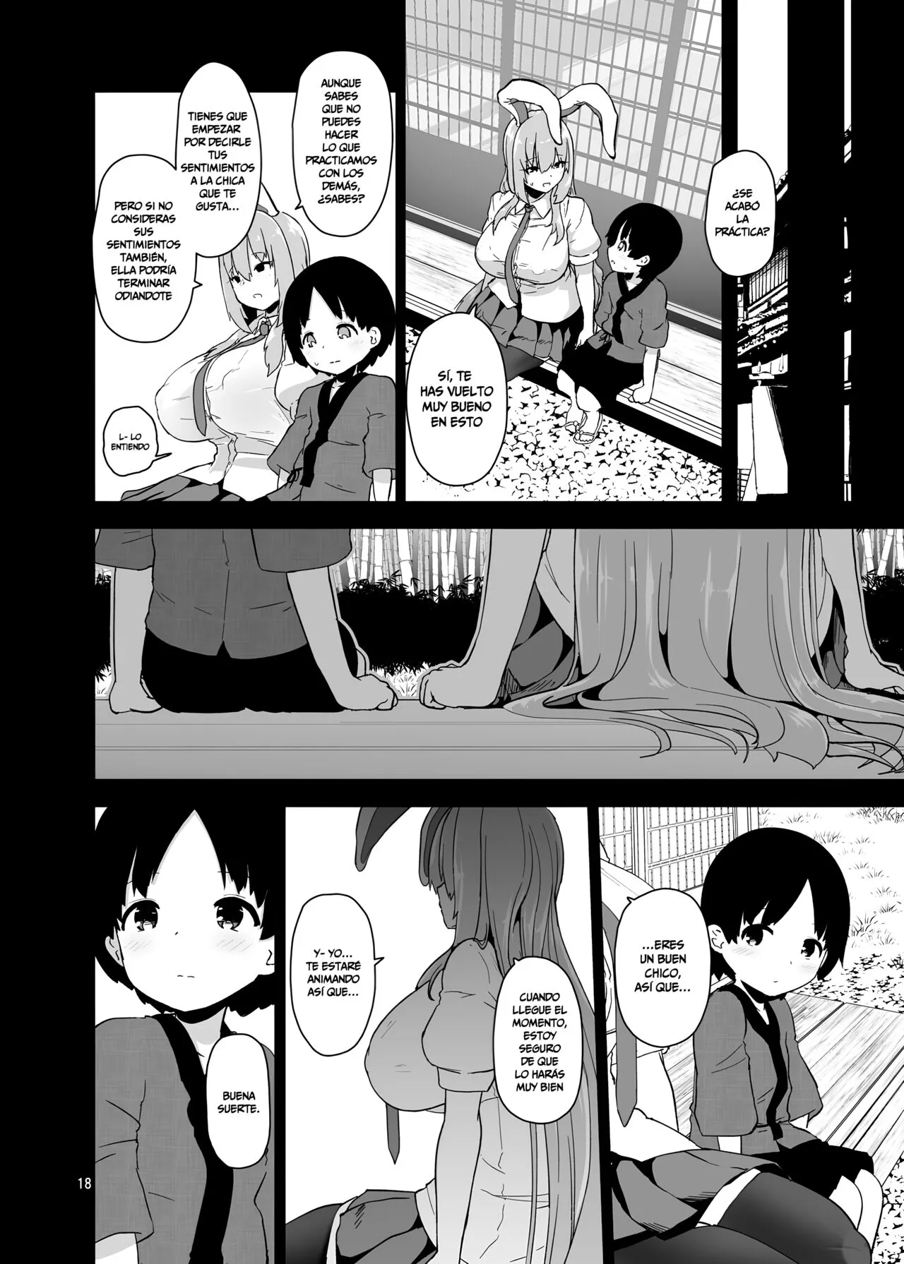 Saitei de Dou Shiyou mo Nai Usagi no Onee-san - A bad rabbit singing a hymn. | La hermana coneja reprensible | Page 18