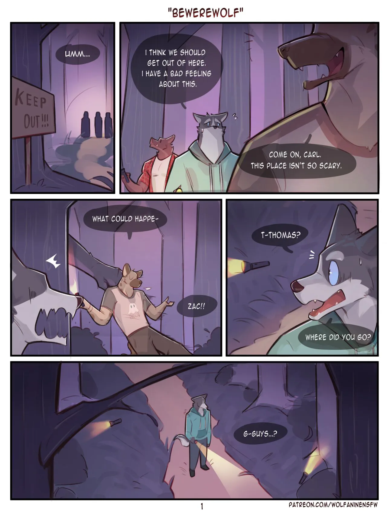 [Wolfanine] Bewerewolf's first page