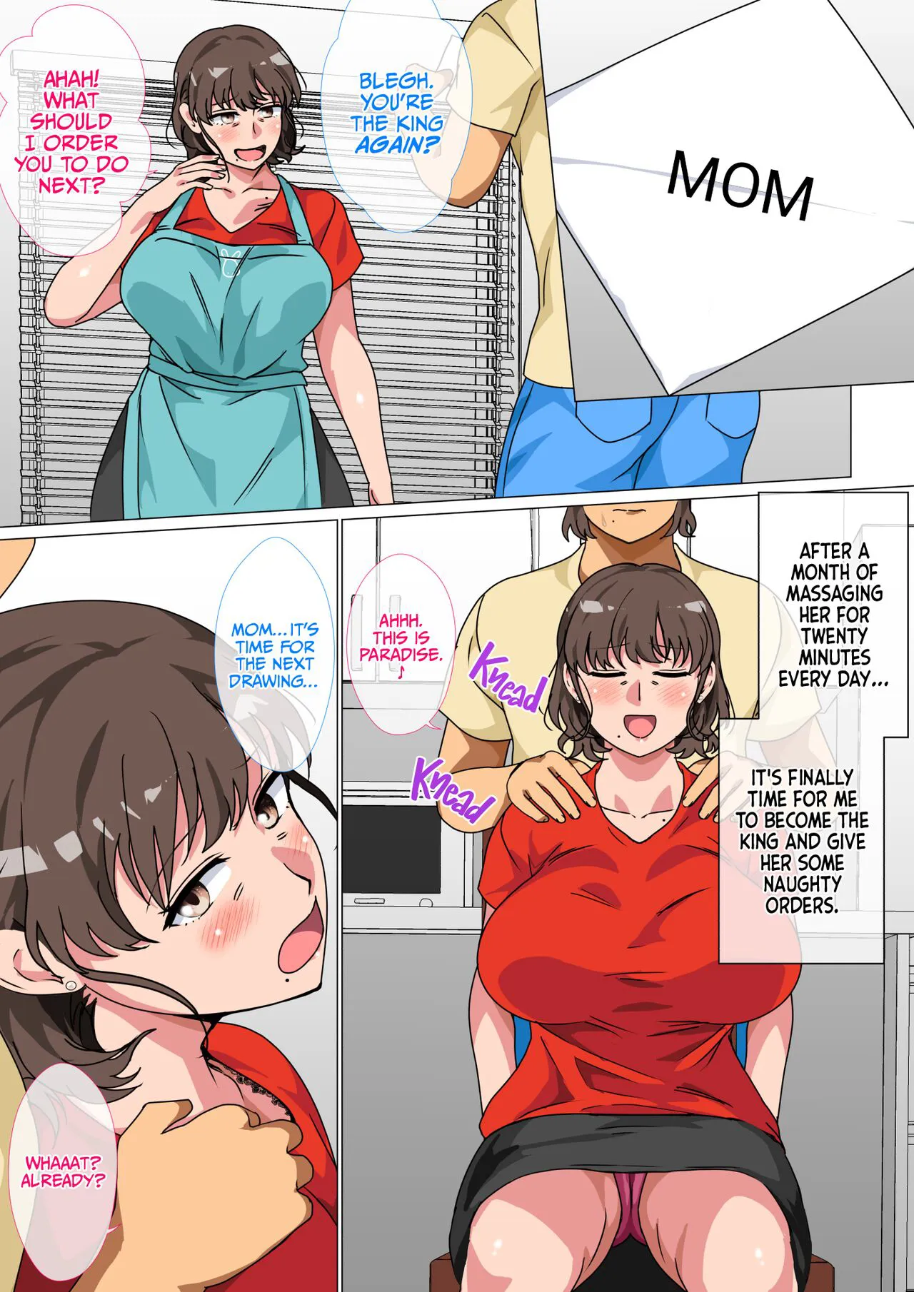 Ousama Game no Meirei de Haha to Sex Shita Hanashi | I Ordered My Mom to Have Sex with Me in King's Game  {korafu} | Page 12