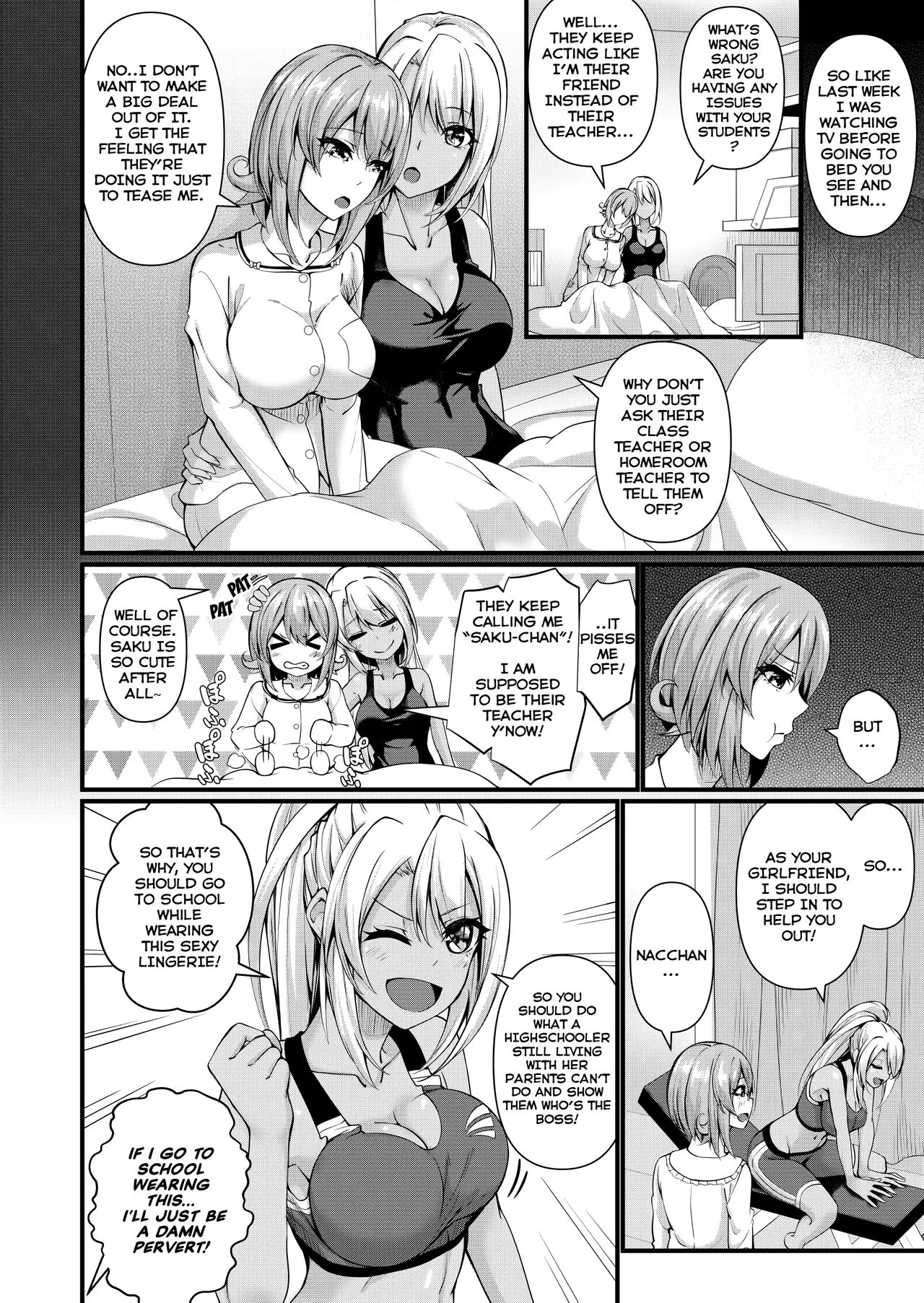 Futanari Gym Shokuin-chan x Majime Koukou Kyoushi-chan - Futanari Gym Employee Serious Highschool Teacher | Page 5