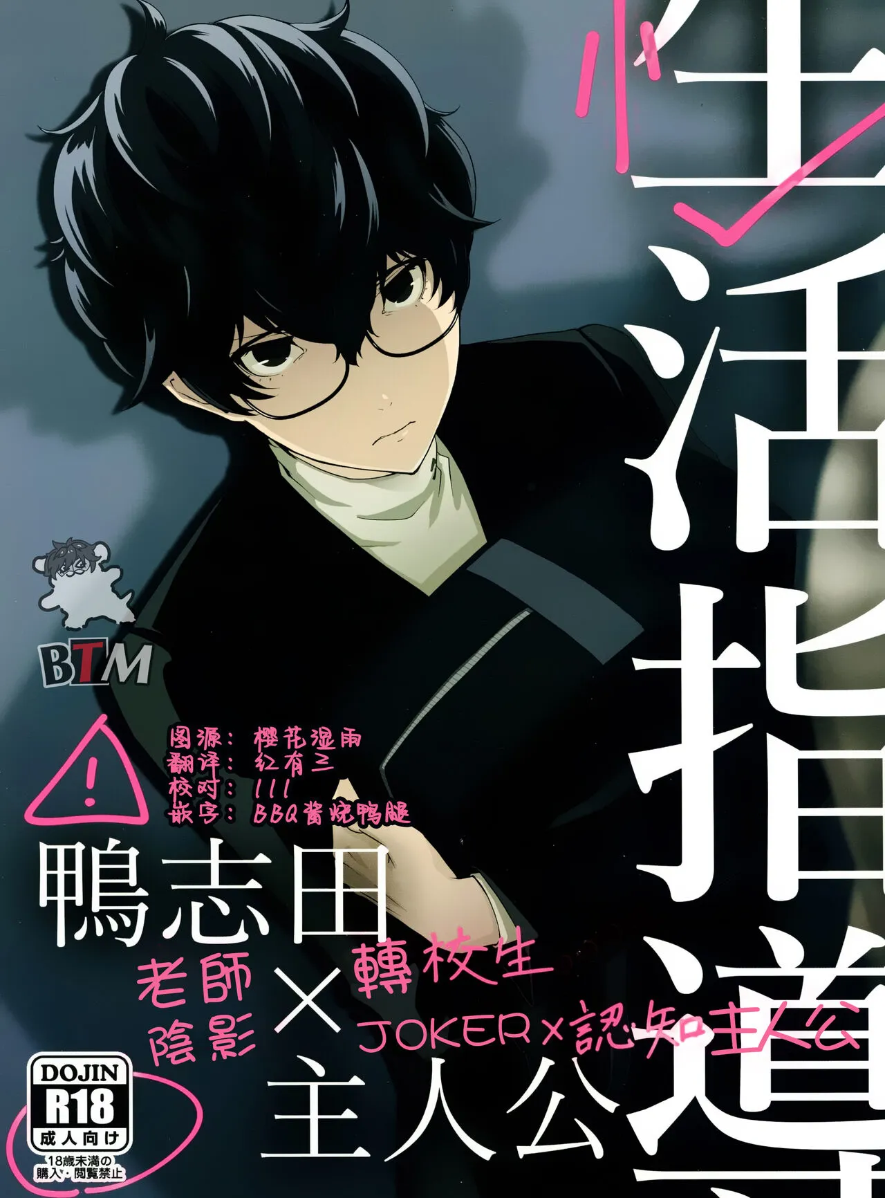 (SUPER27) [GELZE (Meo)] Seikatsu Shidou (Persona 5) [Chinese] [BTM汉化组]'s first page