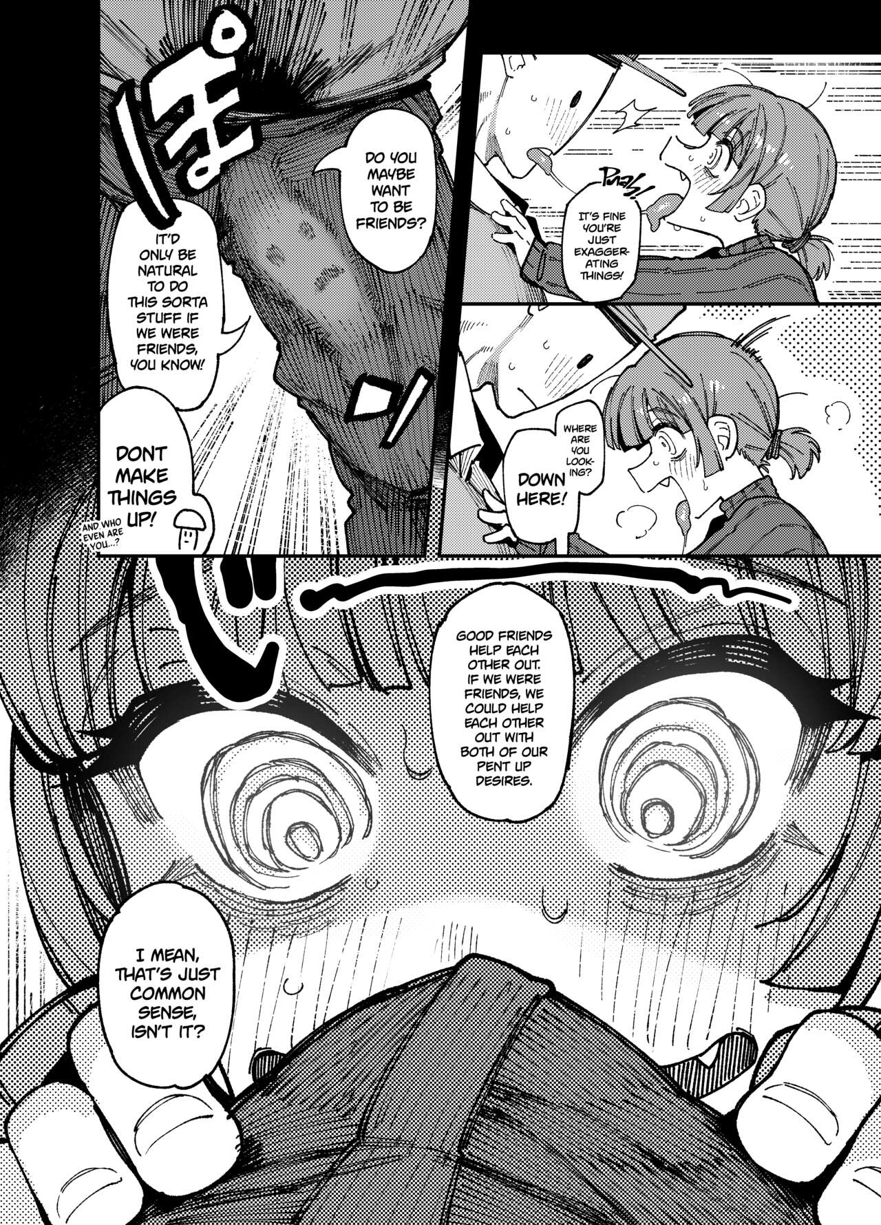 Ie ga Shike Sugite Haete Kita Genkaku Yuuhatsu Kinoko wo Gosyoku Shite Hatsujyou Shita Ato no Are ya Kore | Page 14