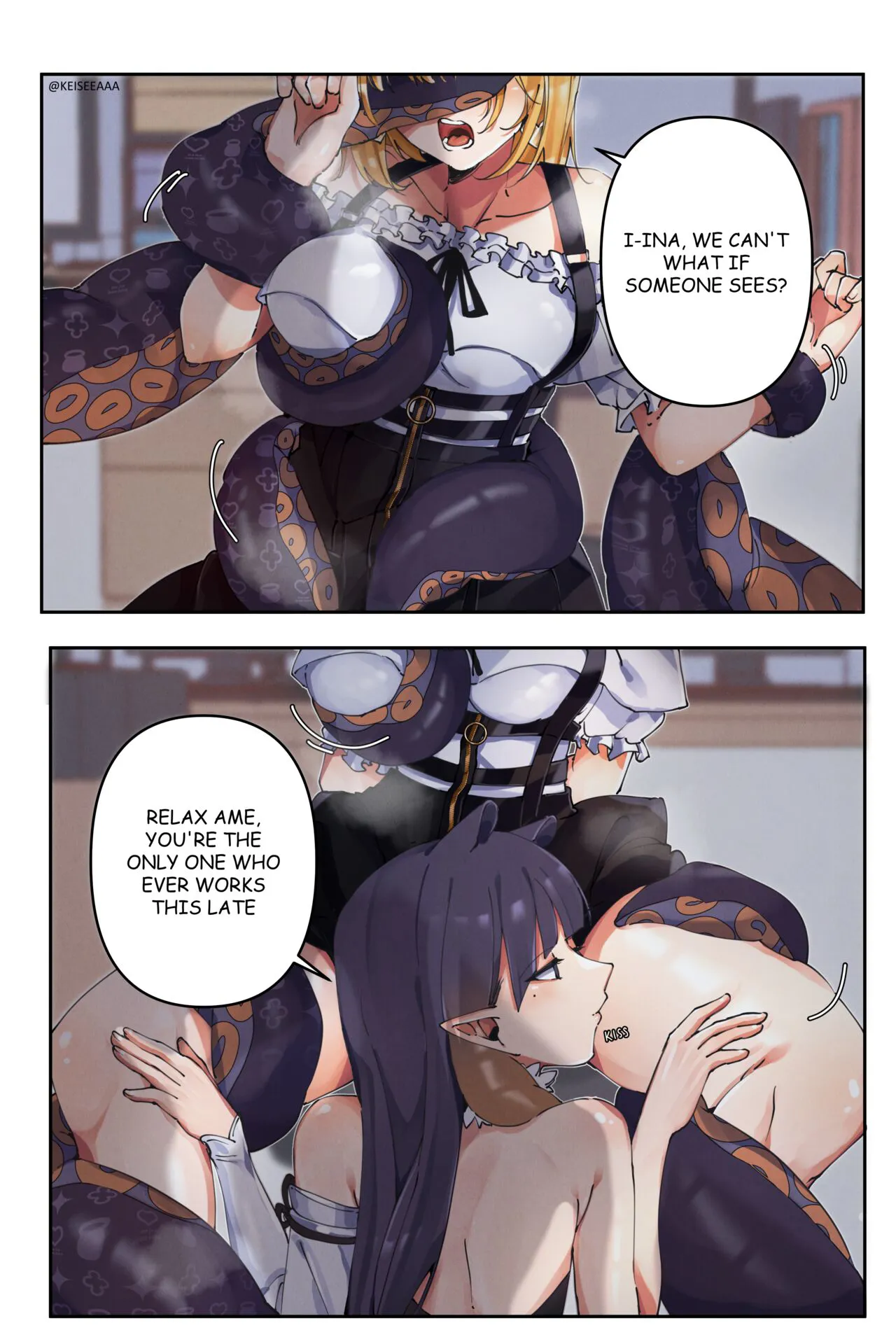 [Keisea] Iname Short Comic (Hololive English)'s first page