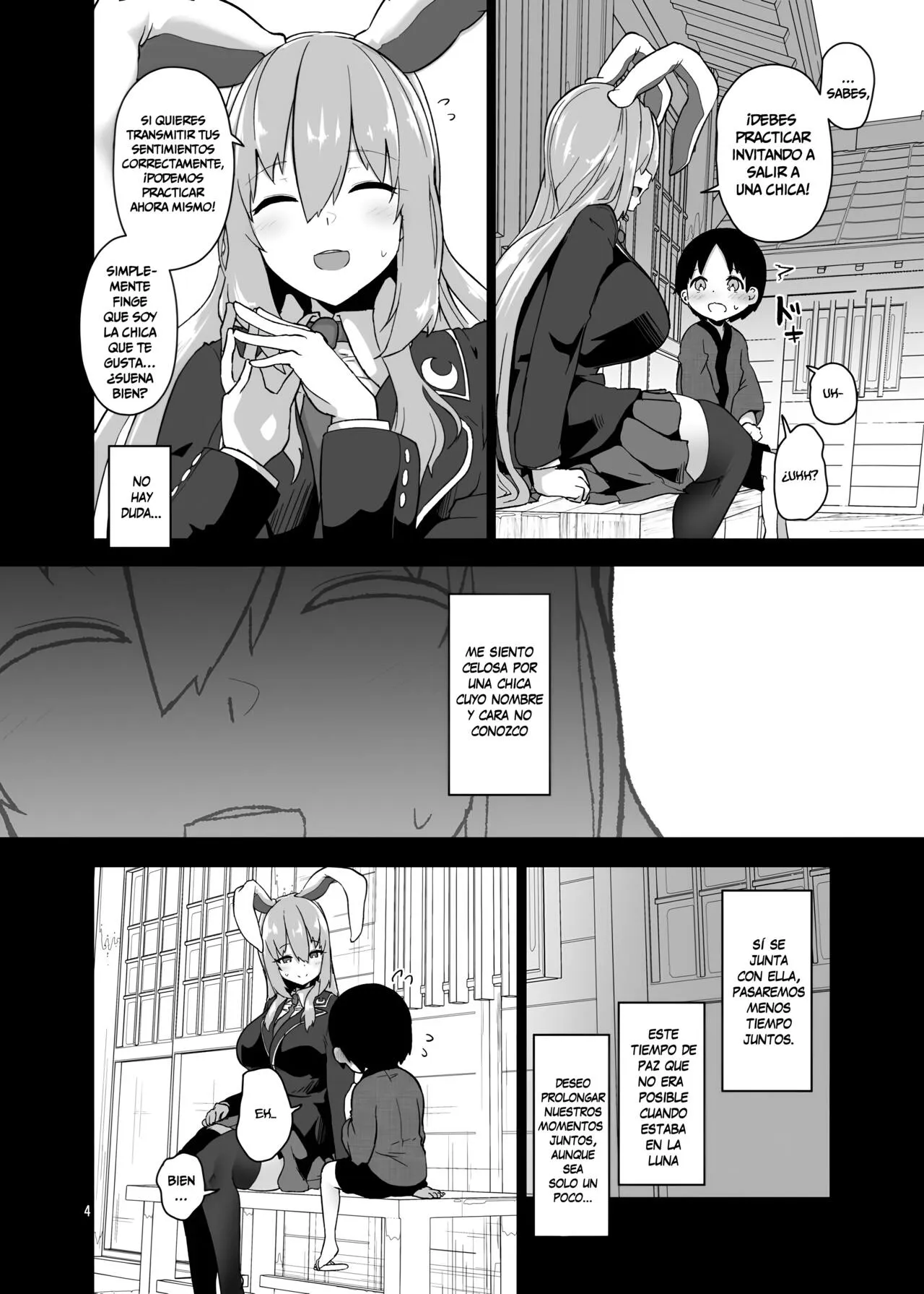 Saitei de Dou Shiyou mo Nai Usagi no Onee-san - A bad rabbit singing a hymn. | La hermana coneja reprensible | Page 4