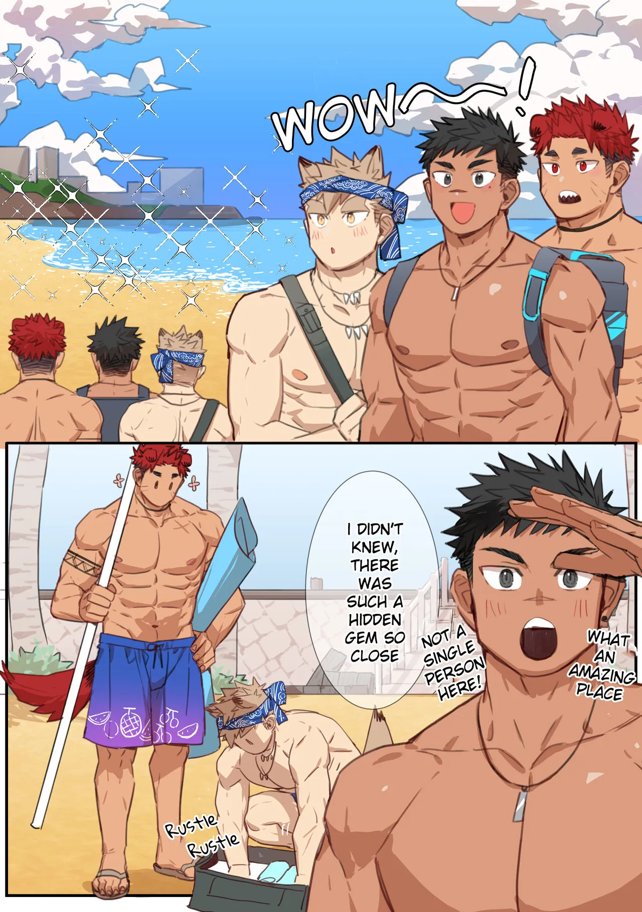 [Gondom] Pixiv FANBOX 34-35 BEACH [Eng] [UNCENSORED]'s first page