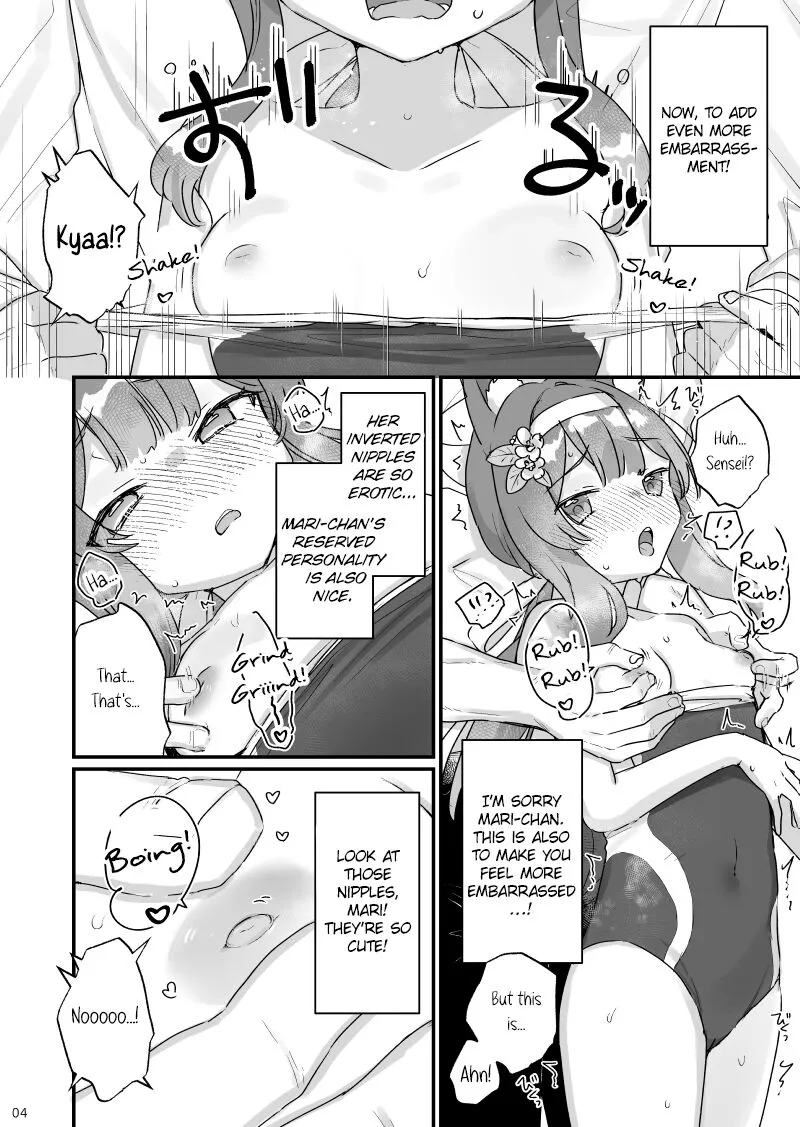 Ee!? Mari-chan de Furachi na Mousou o Suru Sensei ga Iru ndesu ka!? | Eh!? Sensei, are you having lewd thoughts about Mari-Chan!? | Page 4