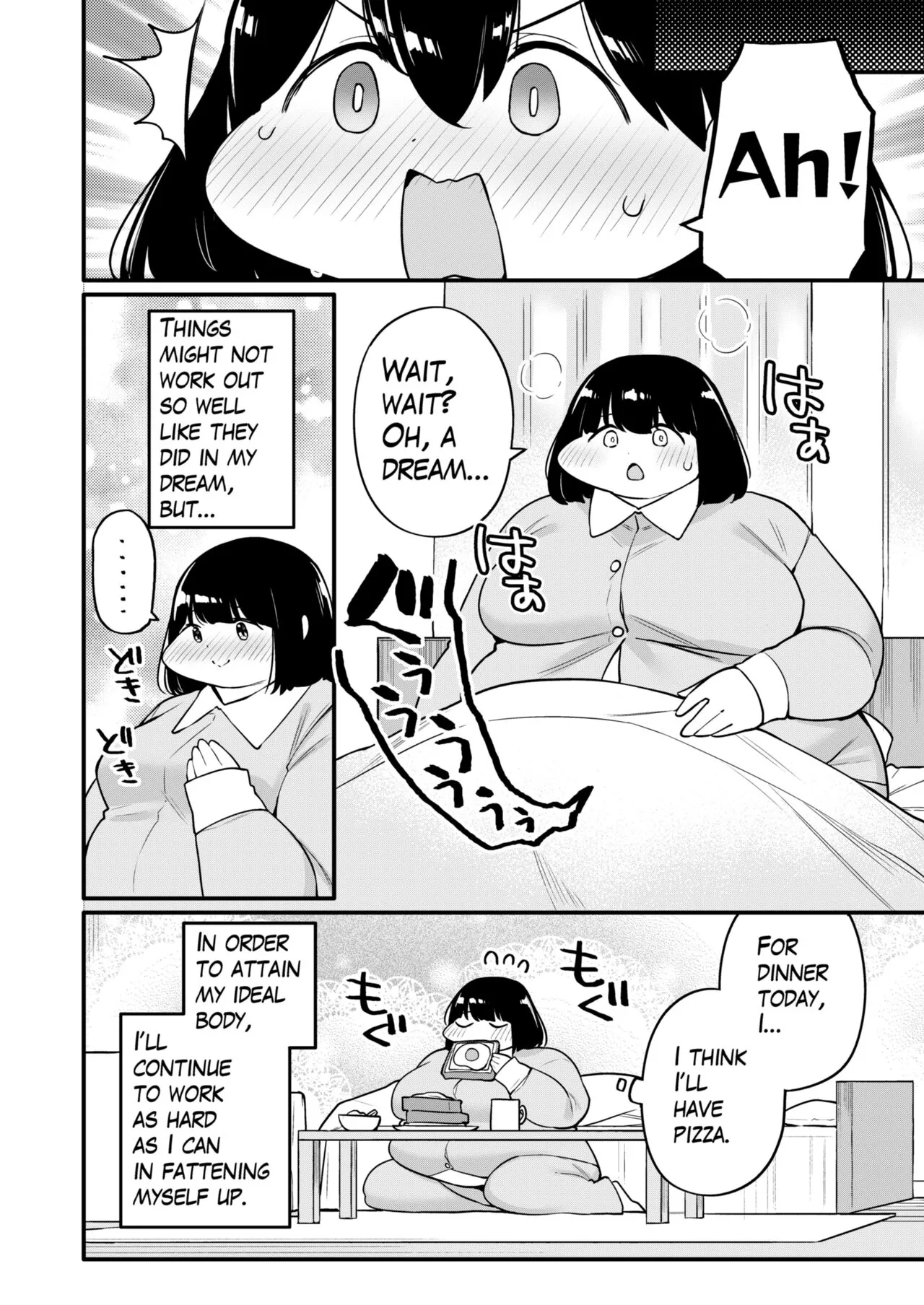 Ayano's Weight Gain Diary: Dream! | Page 8