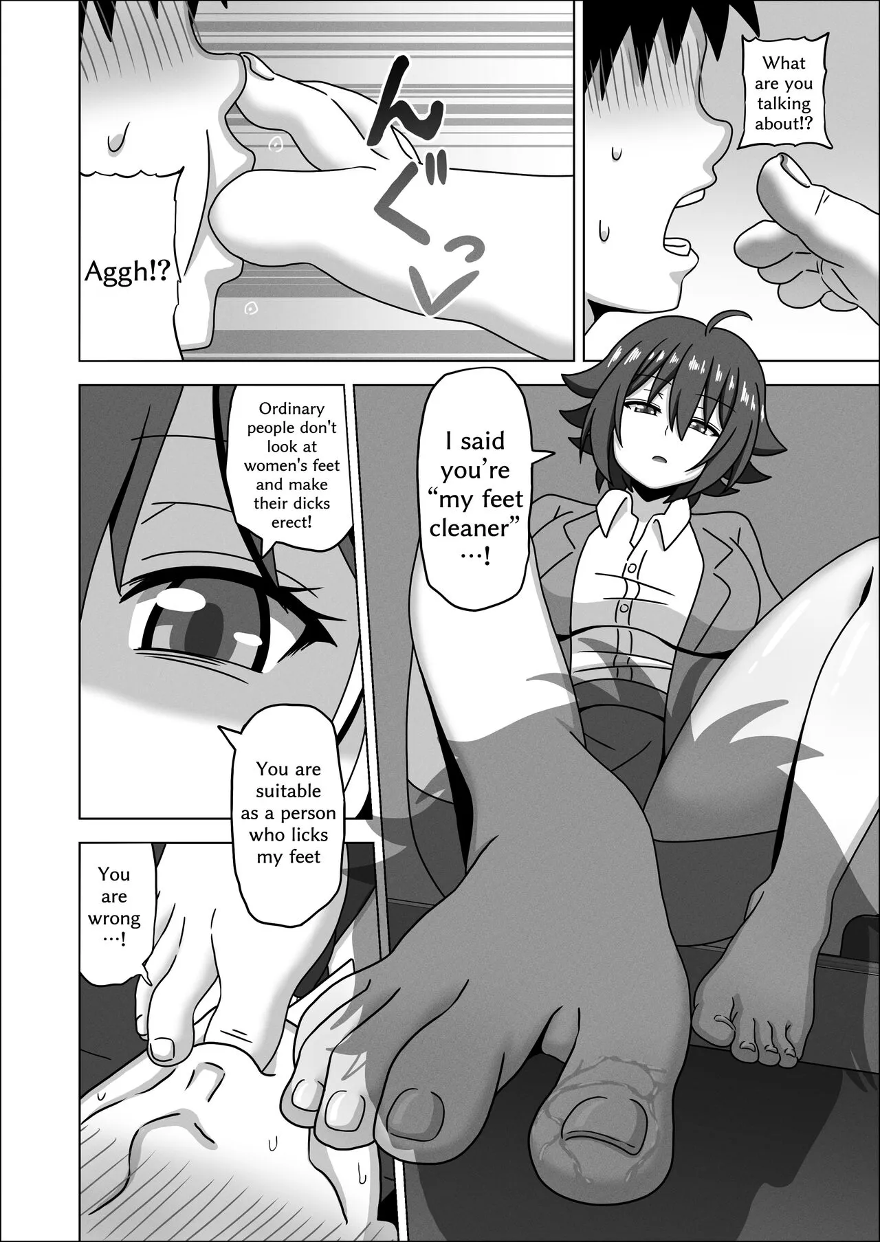 Kouhai no Ashi de Gachi Boki Shite Hazukashikunainsu ka? Wara | Aren't You Ashamed of Getting a Boner from Your Junior's Feet? LOL | Page 10