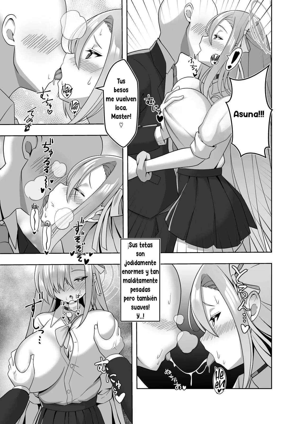 Ichinose Asuna to Sukebe Suru Hon | Sexo lascivo con Asuna Ichinose | Page 4