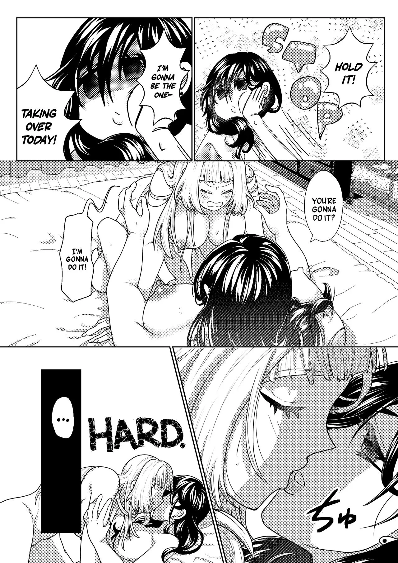 I Want To Please My Futanari Childhood Friend | Page 11