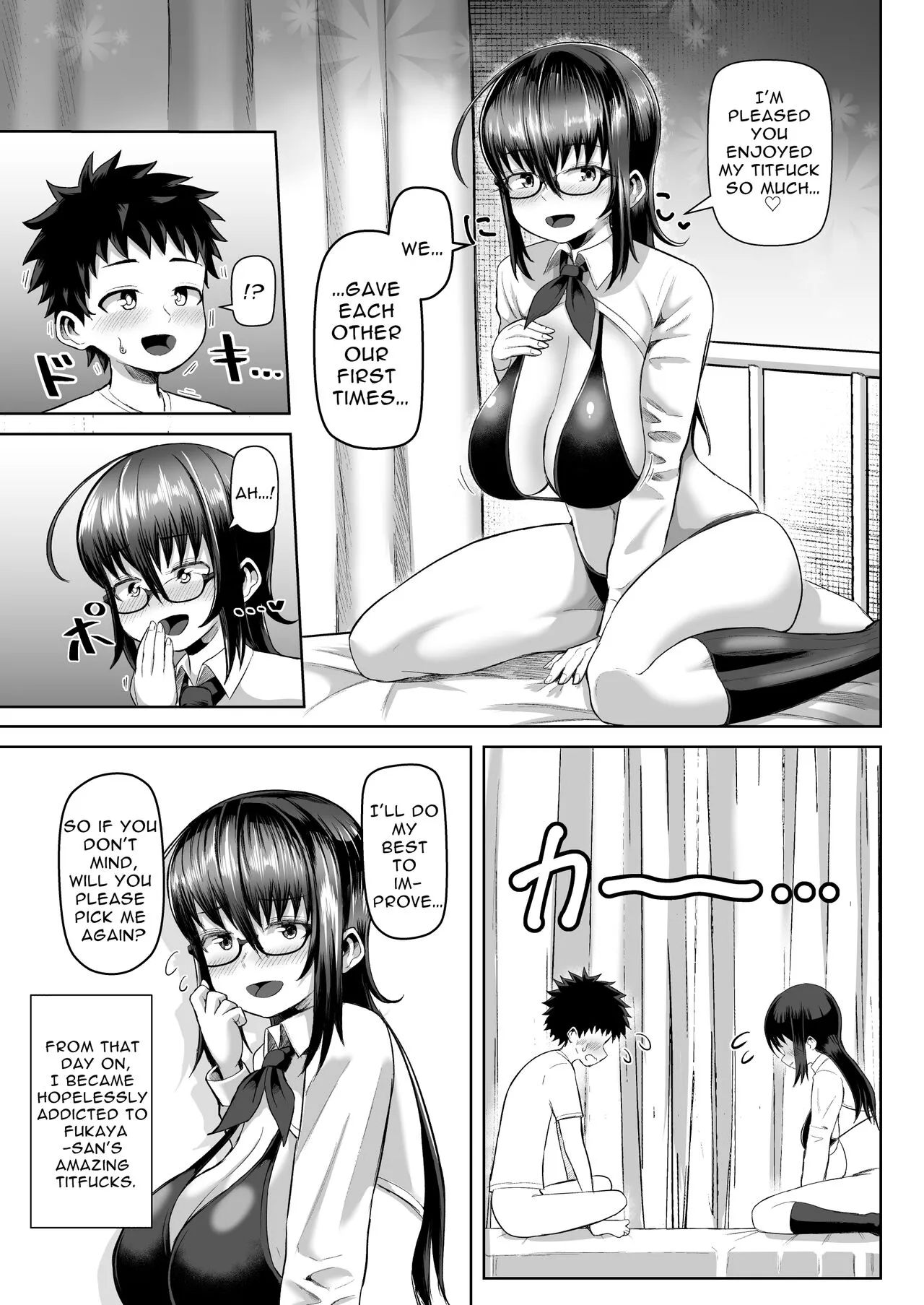 Paizuri iin no 2-ri ga boku o toriau!!? | Two Titty Fuck Committee Members Fight Over Me!!? | Page 19