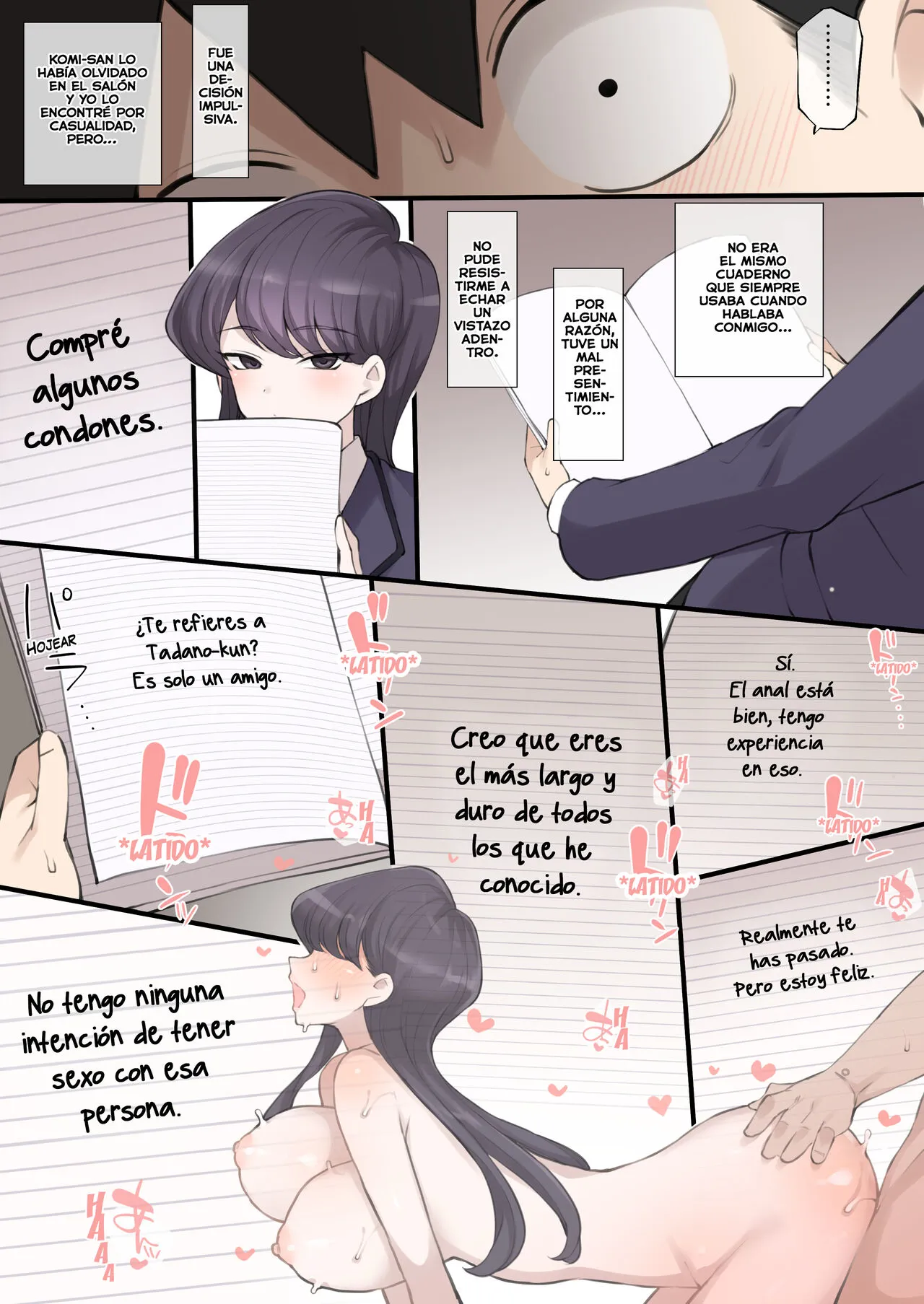 [Terasu MC] Komi-san ga Wasureteitta Note ni wa... (Komi-san wa, Comyushou desu.) [Spanish] [RinkanClub]'s first page