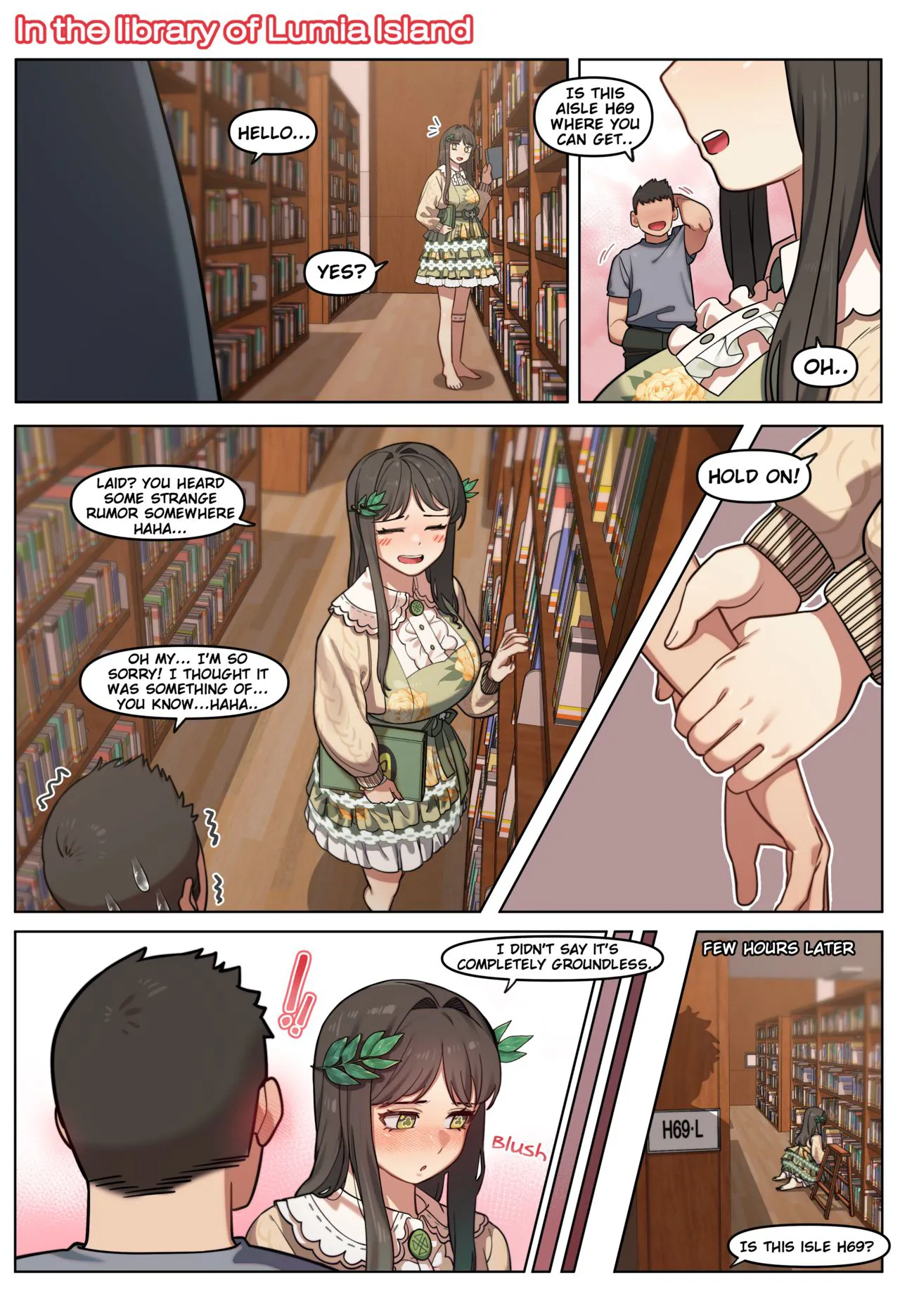 [6no1] In the library of Lumia Island [English] [Decensored]'s first page