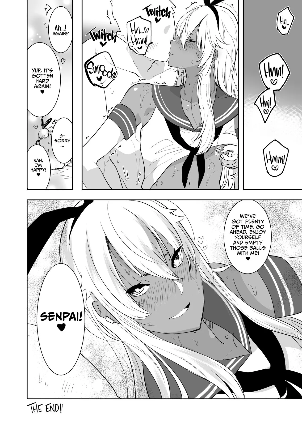 Kasshoku Otokonoko DeliHeal no Erohon ~Yattekita Shimakaze-kun wa Daigaku no Charai Kouhai de――?! Hen | Tan Crossdressing Call Boy   {2d-market.com} | Page 21