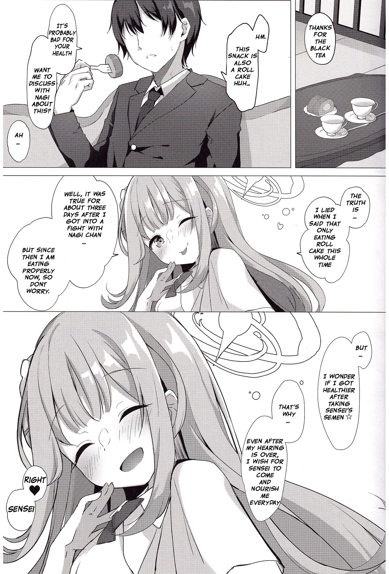 Sensei de, Eiyou Hokyu Shitai naa |  I Want To Be Nourished By Sensei | Page 17