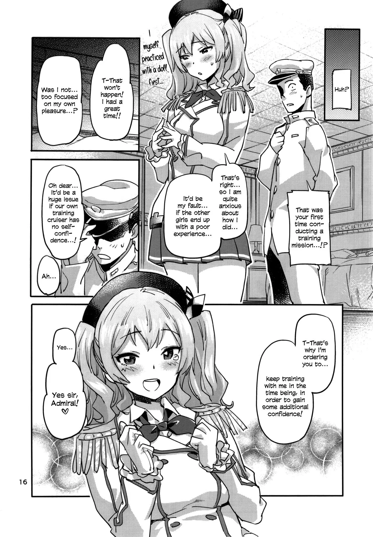 Kashima to Yoru no Renshuukan | Nighttime Sex Training with Kashima | Page 18