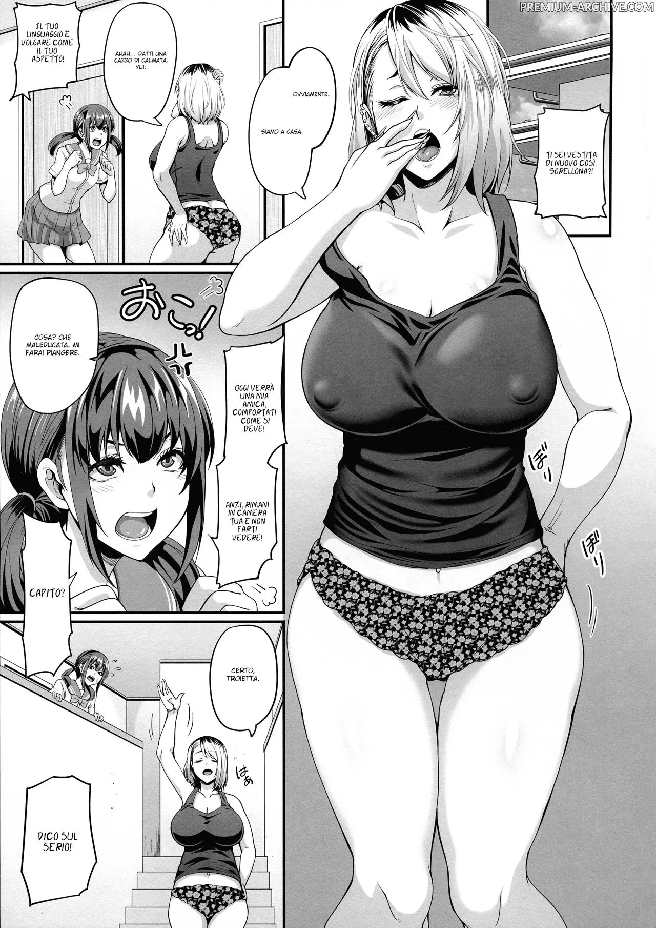 Kanojo no Ane wa Gal de Bitch de Yariman de | Sua Sorella è una Teppista , una Troia e una Puttana | Page 3