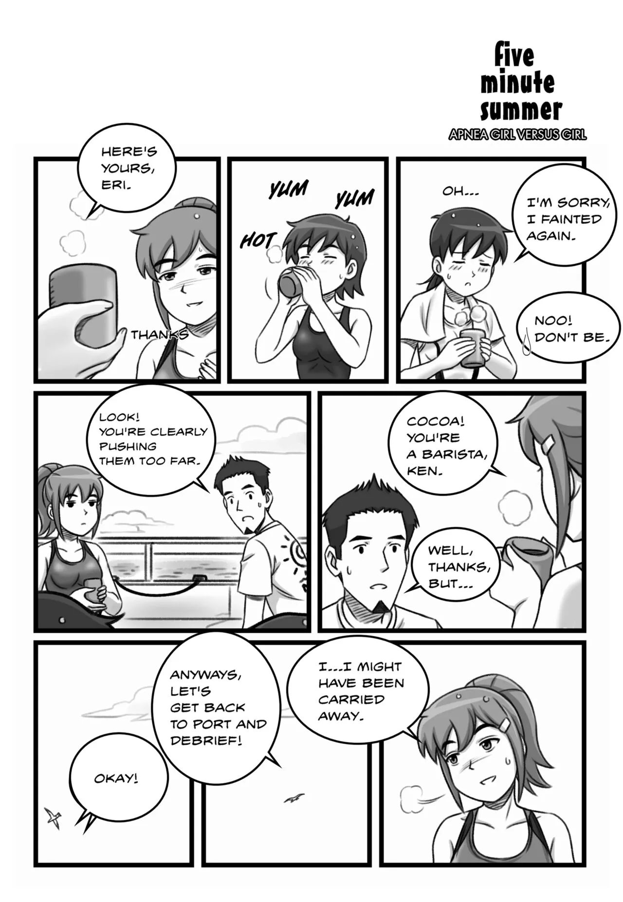 Apnea Girl Versus Girl | Page 87