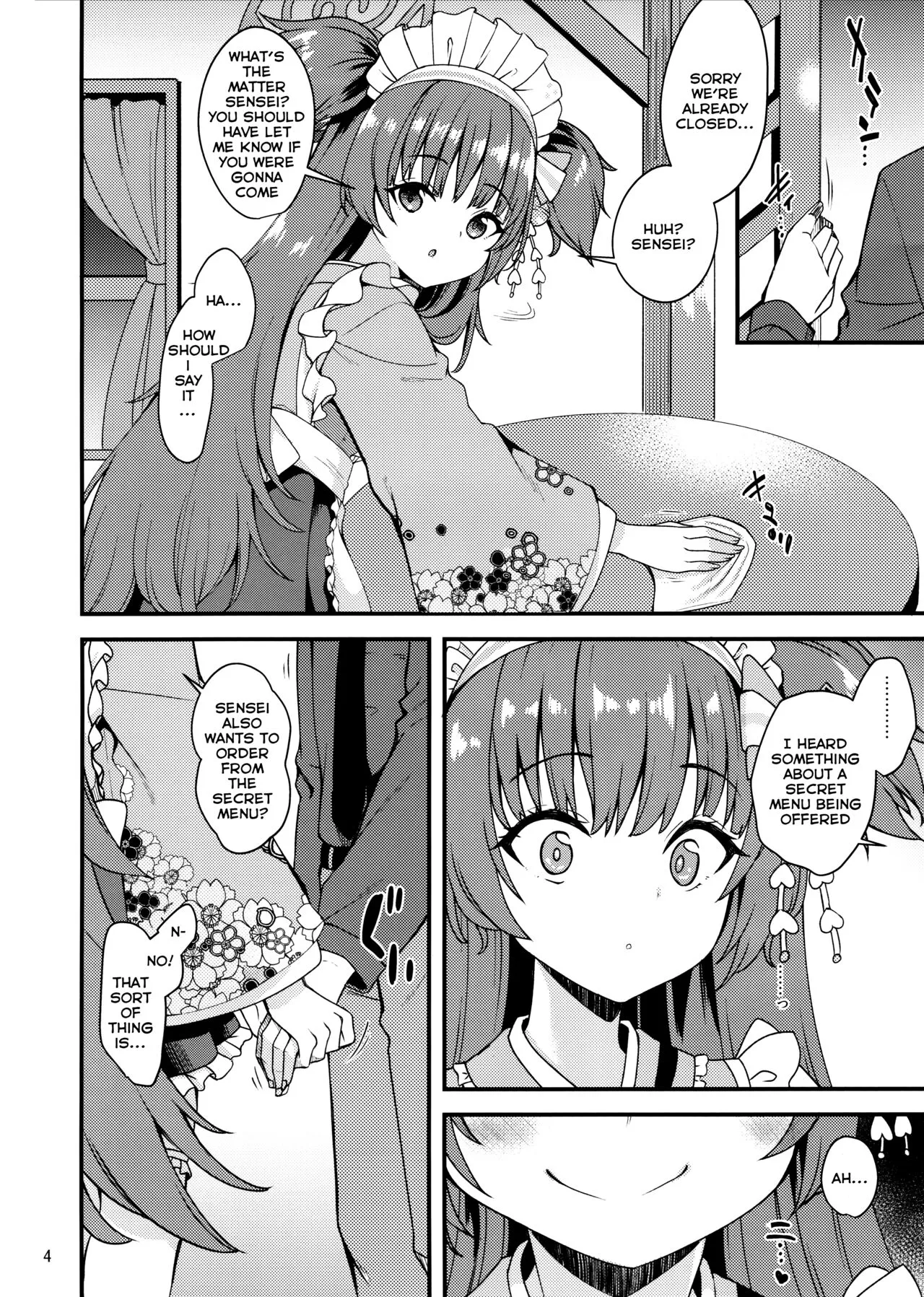 Momoyodo's secret meny | Momoyo-dou ni wa Ura Menu ga Aru. | Page 3