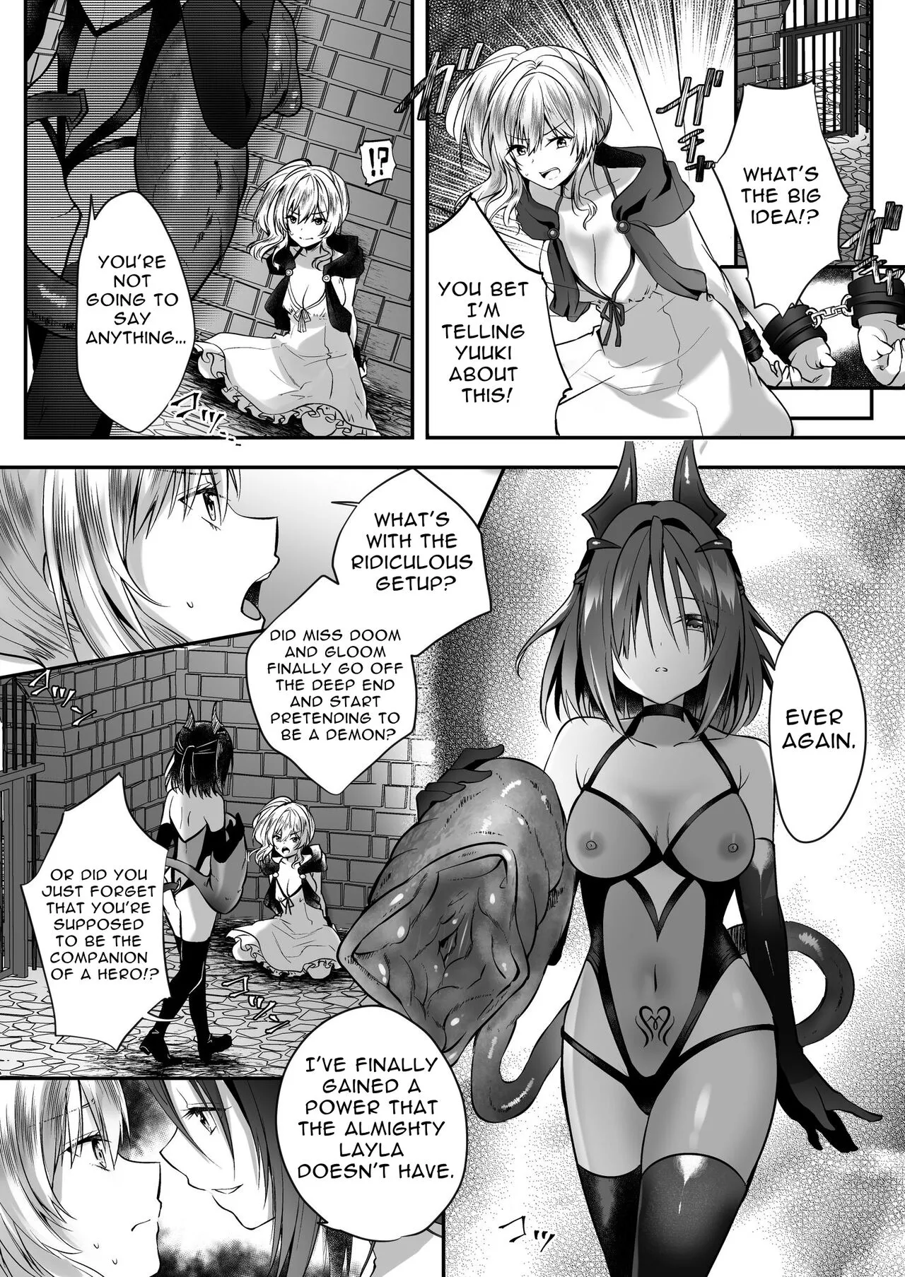 Yami Ochi Sister no Marunomi Kairaku Osen ~NTR Shi ni kuru Yatsu Zenin Marunomi Sureba Watashi no Kachida yo ne~ | Vore Pleasure Contamination of a Darkly Corrupted Cleric | Page 11