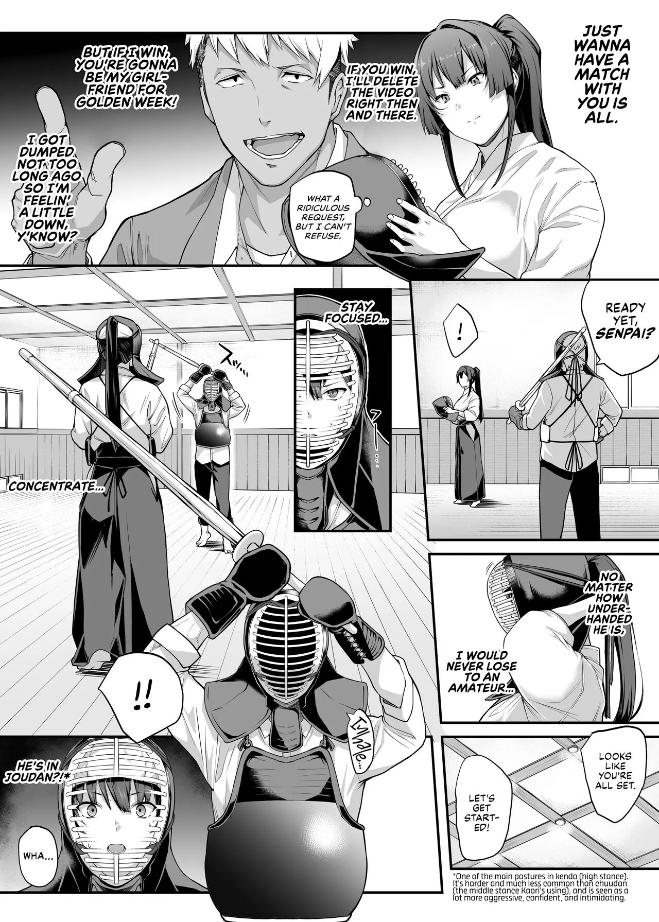 Kendoubu Shushou de Osananajimi no Bijin de Tsuyoi Boku no Kanojo ga, Charao ni Assari Otosareru Wake ga Nai | My Childhood Crush, the Fierce and Beautiful Kendo Club Captain, Would Never Fall for a Fuckboy | Page 17