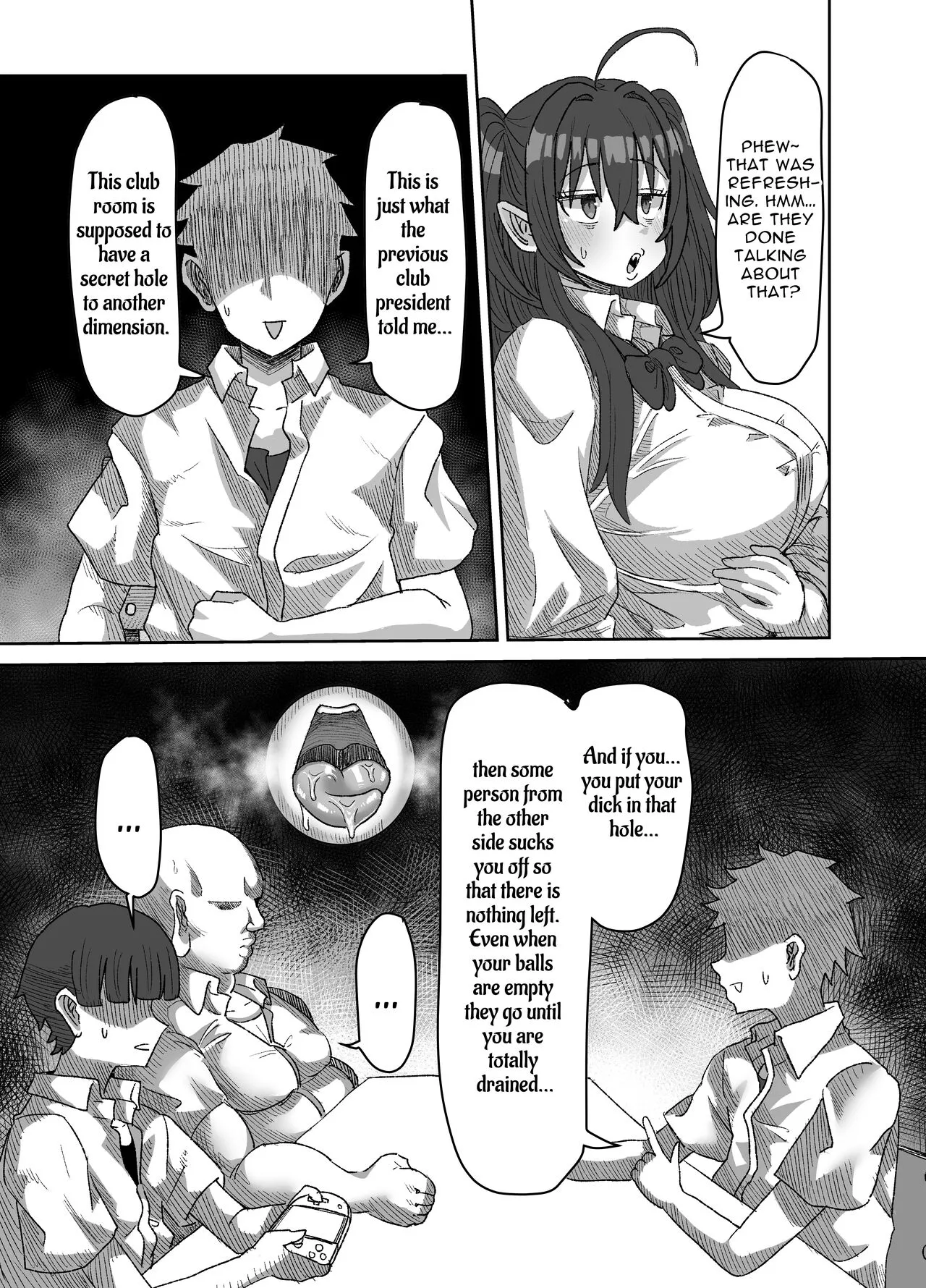 In kyasakyubasu ~Inma to Ijigen ni Tsunagaru Ana~ | Gloomy Succubus ~glory hole connected to another dimension~ | Page 9