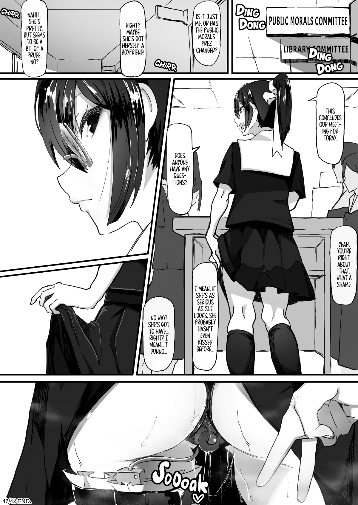 Fuuki Iinchou wa Kusuri ni Yowai 2 | Public Morals Prez Can't Resist Drugs 2 | Page 43