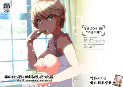 Imouto no Oppai ga Marudashi Datta Hanashi  | 동생 가슴이 훤히 드러난 이야기's main title page