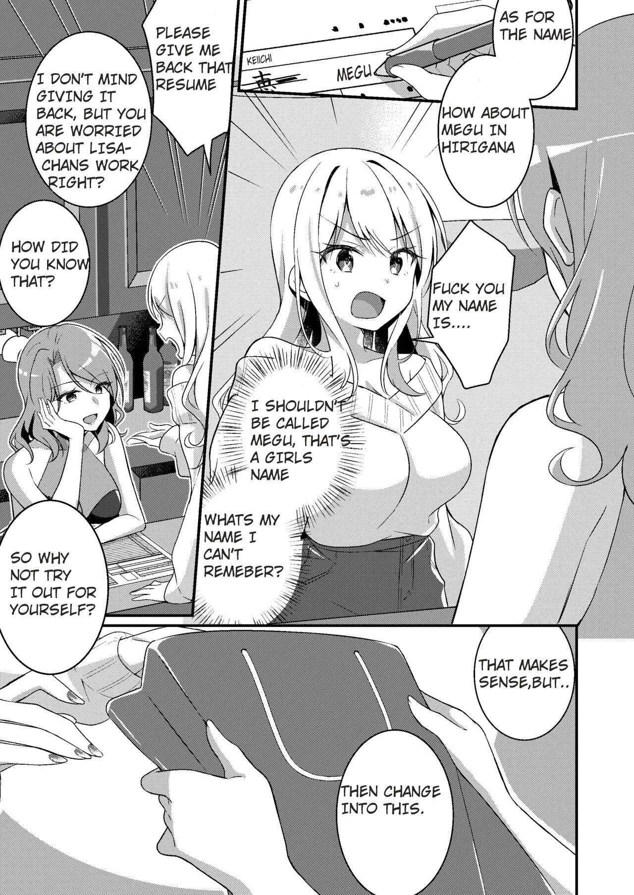 Gal-kei Joshi ni Kakikaerareta Ore | I was rewritten as a gyaru girl. | Page 9