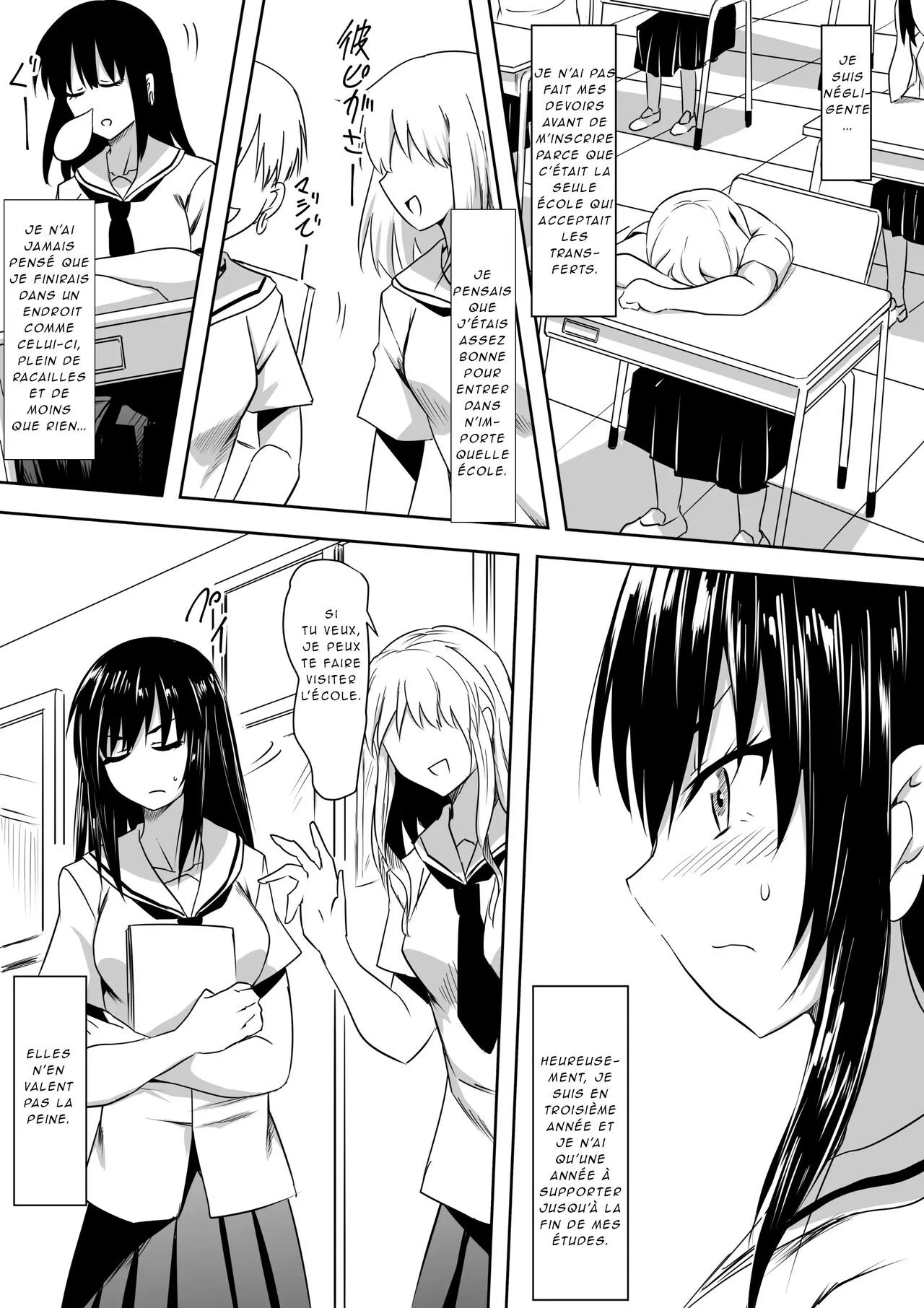 Tenkousei Hentai SM Ijime | Une étudiante transférée a subi un supplice SM pervers | Page 3