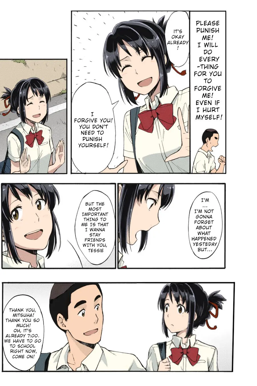 Kimi no Na wa. - & and & - Mitsuha Miyamziu & Teshigawara Katsuhiko | Page 54