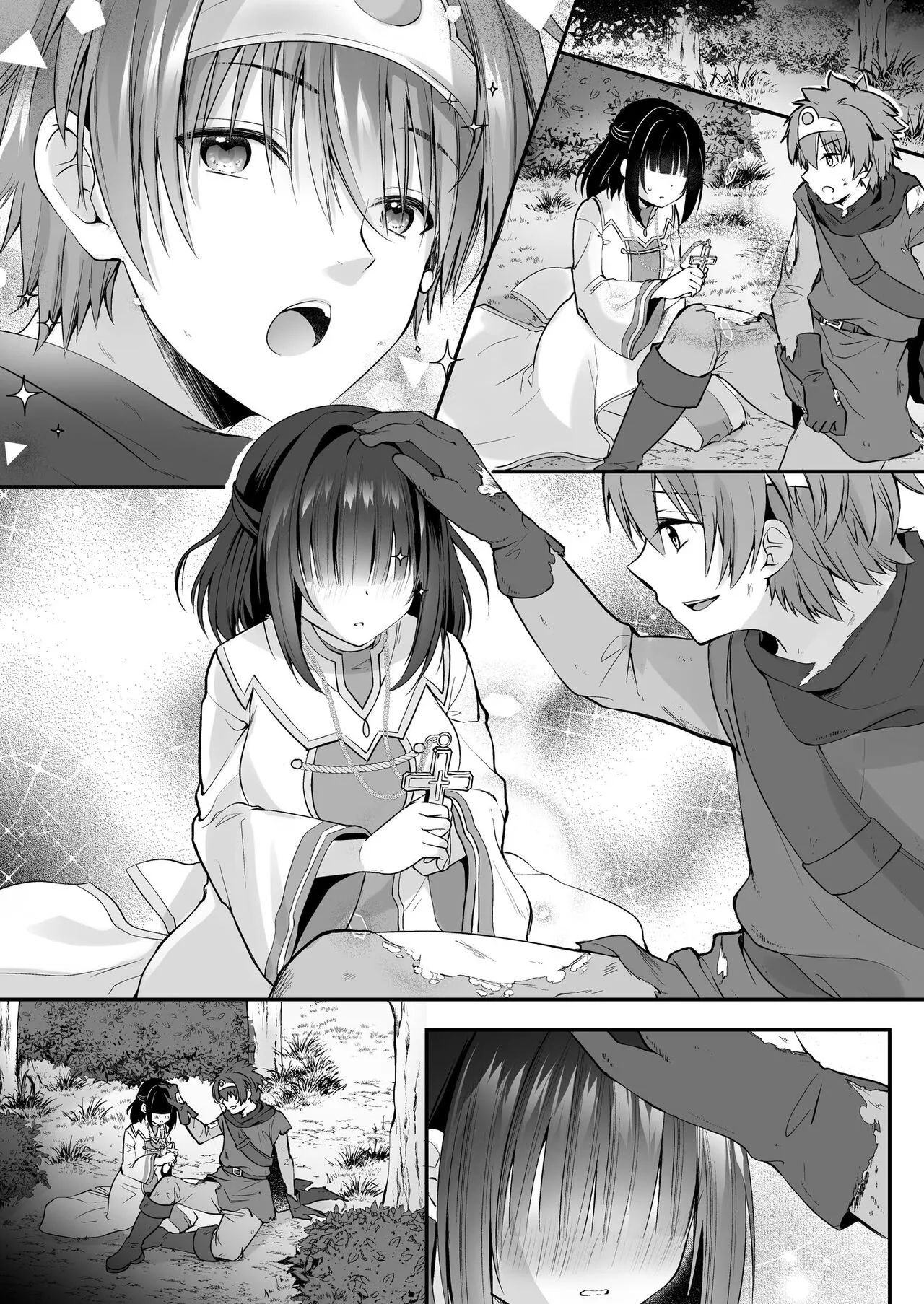 Yami Ochi Sister no Marunomi Kairaku Osen ~NTR Shi ni kuru Yatsu Zenin Marunomi Sureba Watashi no Kachida yo ne~ | Vore Pleasure Contamination of a Darkly Corrupted Cleric | Page 39