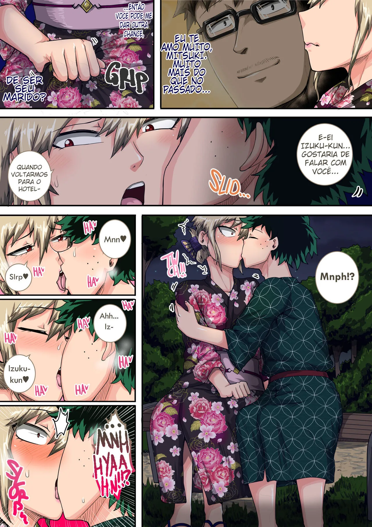 Boku no Harem Academia Bakugou Mama to no Natsuyasumi "Chuunen" | Férias de Verão com a Mãe do Bakugo Parte 2 | Page 53