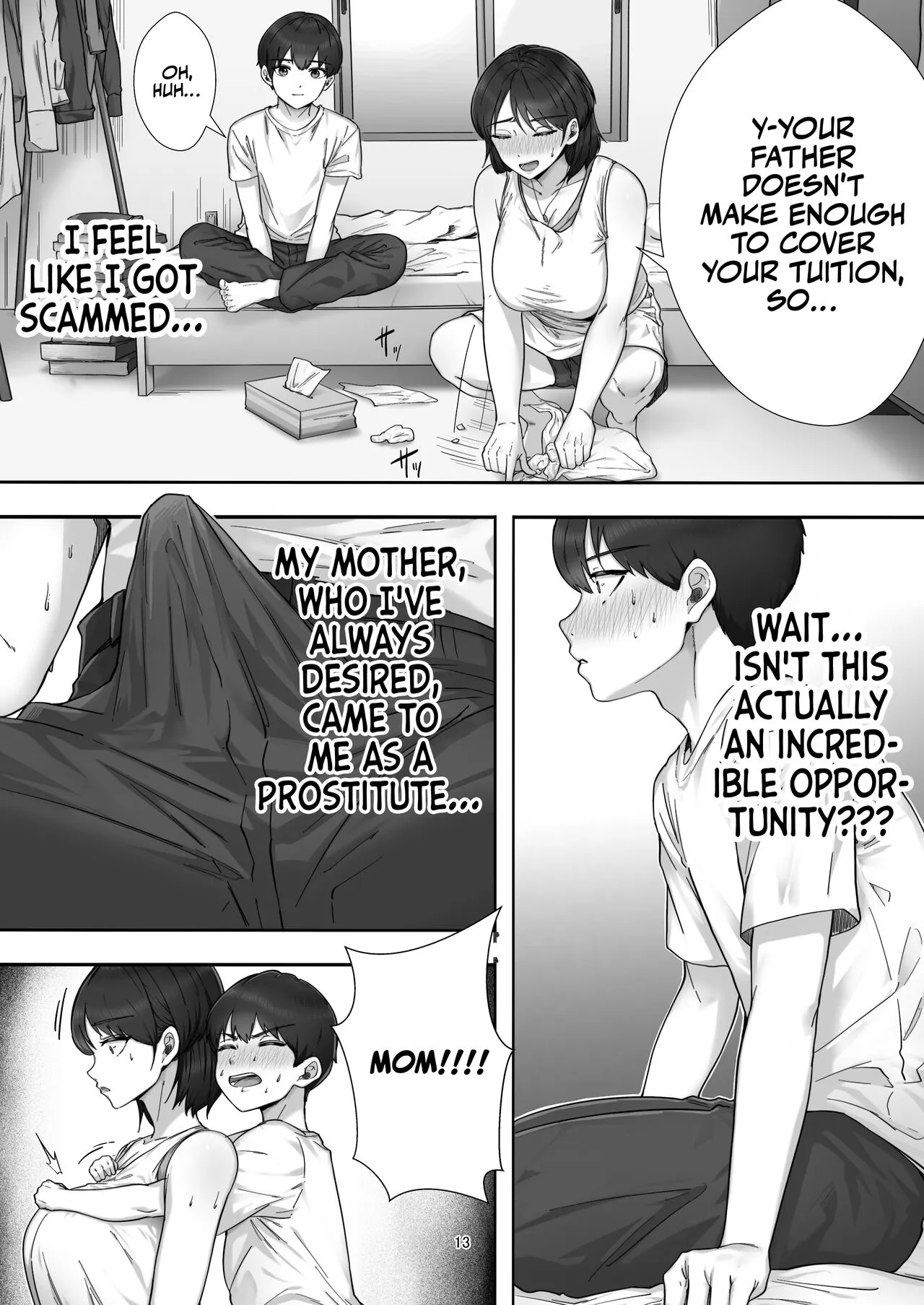 DeliHeal Yondara Gachi no Kaa-chan ga Kita Hanashi. | When I Ordered a Call Girl My Mom Actually Showed Up. | Page 12