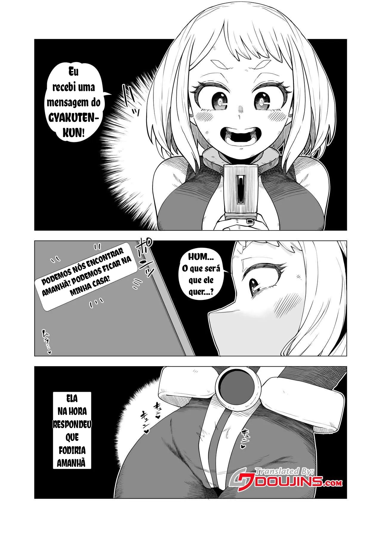 [Oekaki Kaki] Teisou Gyakuten Mono Ochako no Baai   (Boku no Hero Academia) [Portuguese-BR]'s first page