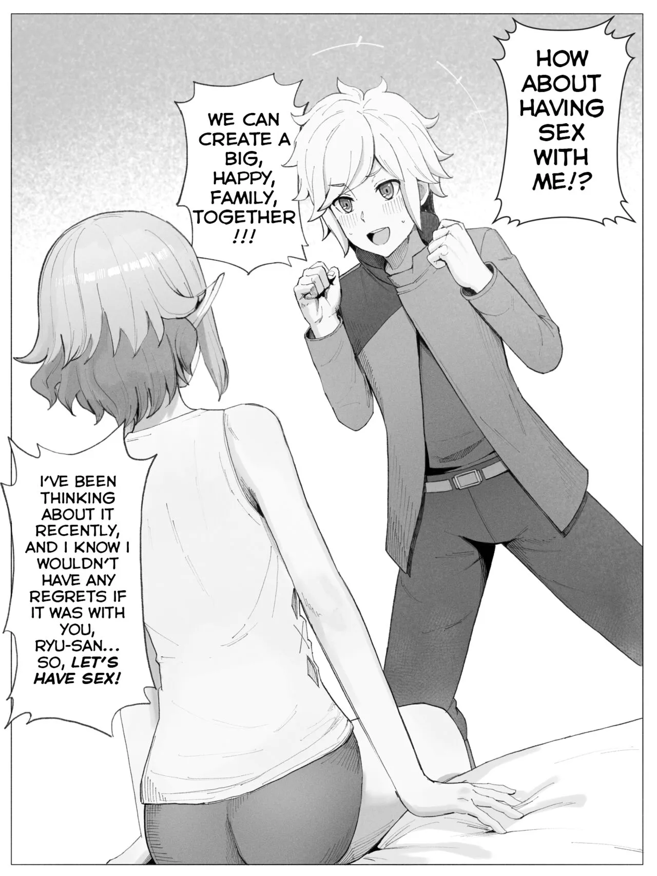 Bell-Ryuu Ecchi na Manga | Is It Wrong To Make Ryu Happy In The Past? | Page 7