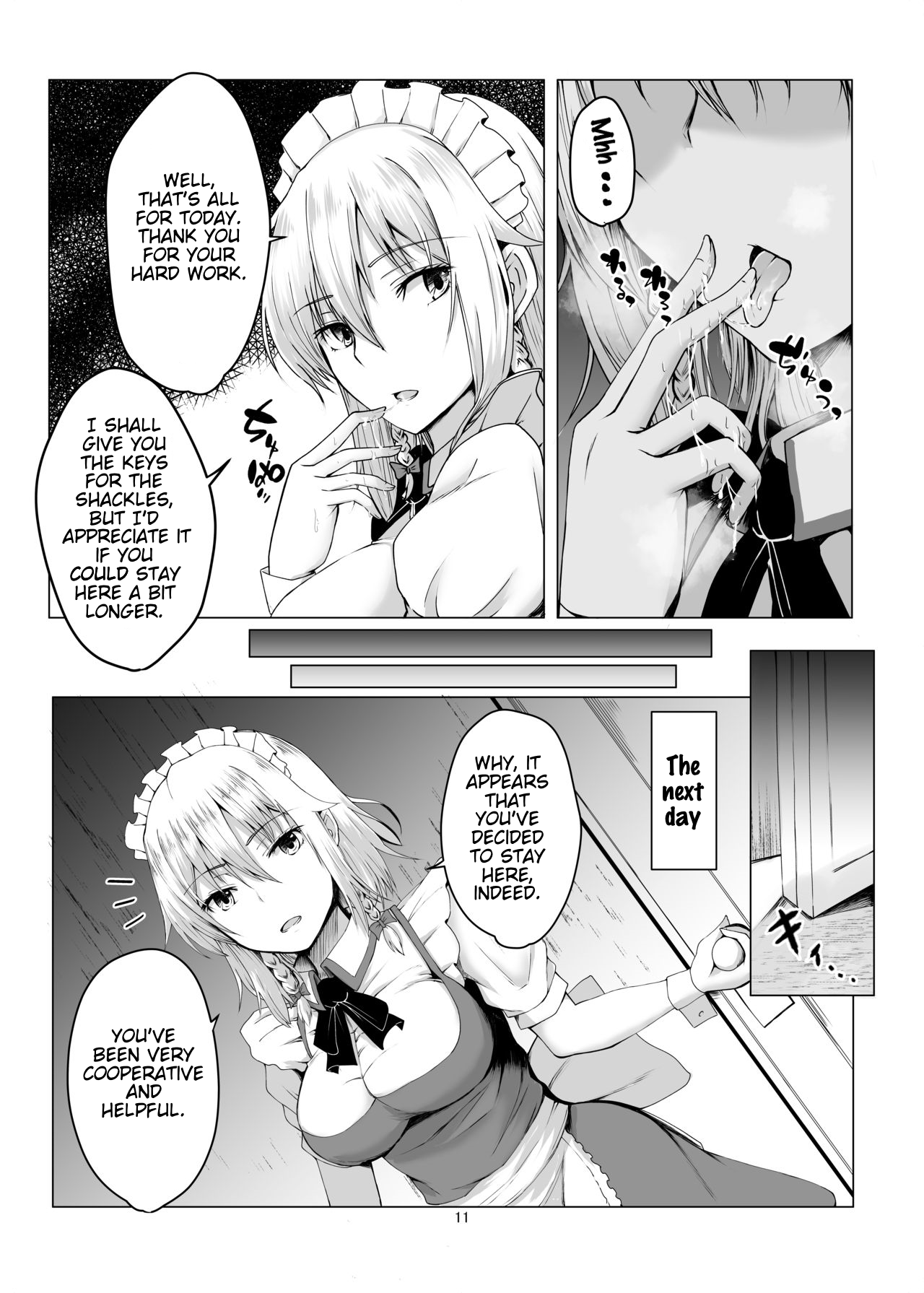 Sakuya-san ni Tantan to Sakusei Sareru Manga | A manga where Sakuya-san calmly squeezes your sperm | Page 10