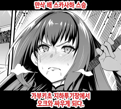 Botebara  Scathach Shishou,  Chika Tougijou de Orc  to Tatakau | 만삭 배 스카사하 스승 가부키초 지하투기장에서 오크와 싸우게 되다.'s main title page