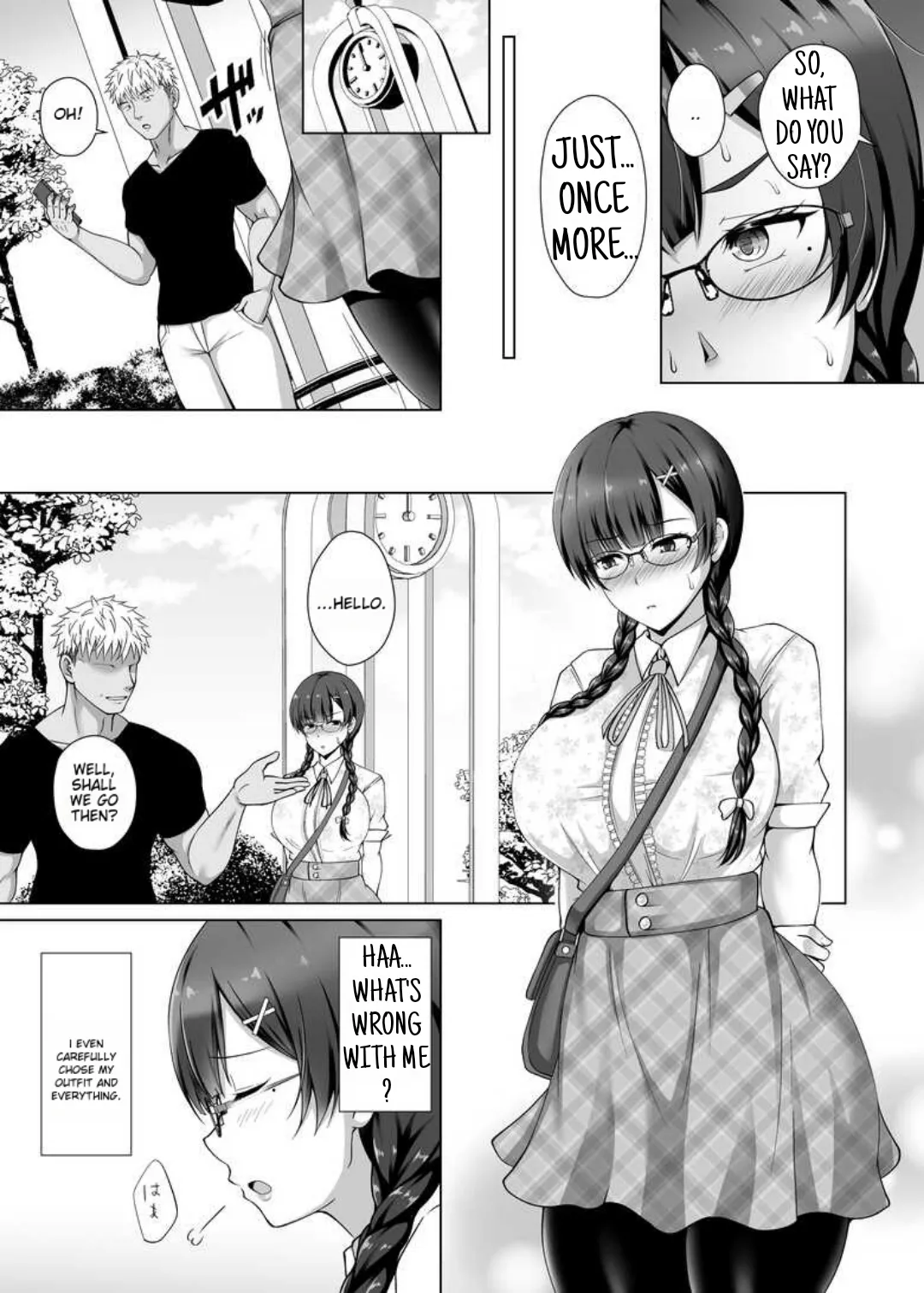 Why she took off her glasses ~The Unrequited Love of the Class President with Huge Tits who allowed herself to be Manipulated by her Boyfriend~ | Page 23