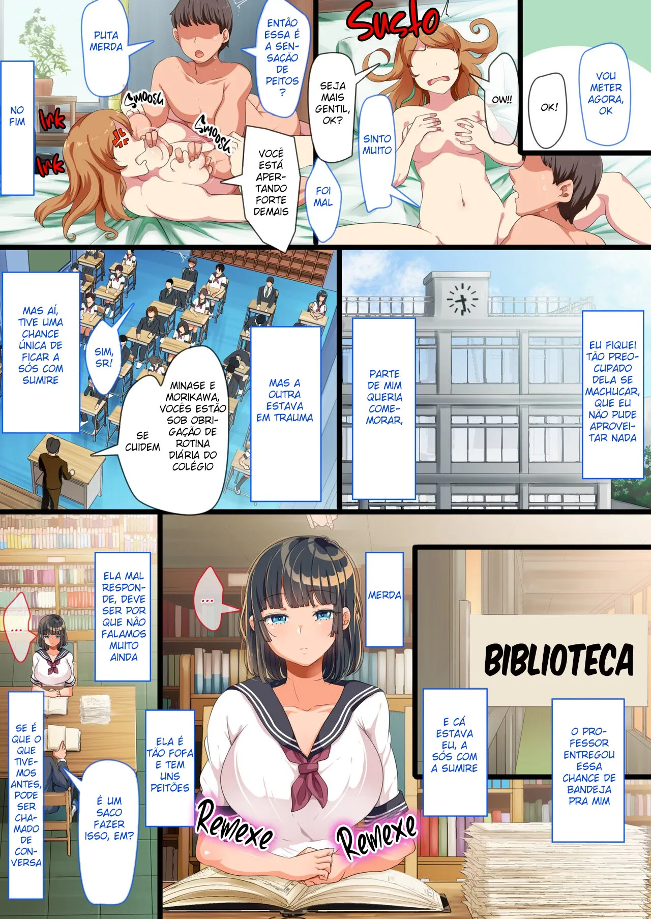 Onaji Class ni Natta Muboubi Muteikou Kyonyuu Bishoujo Sumire-chan ni Yaritai Houdai na Shingakki | Page 5