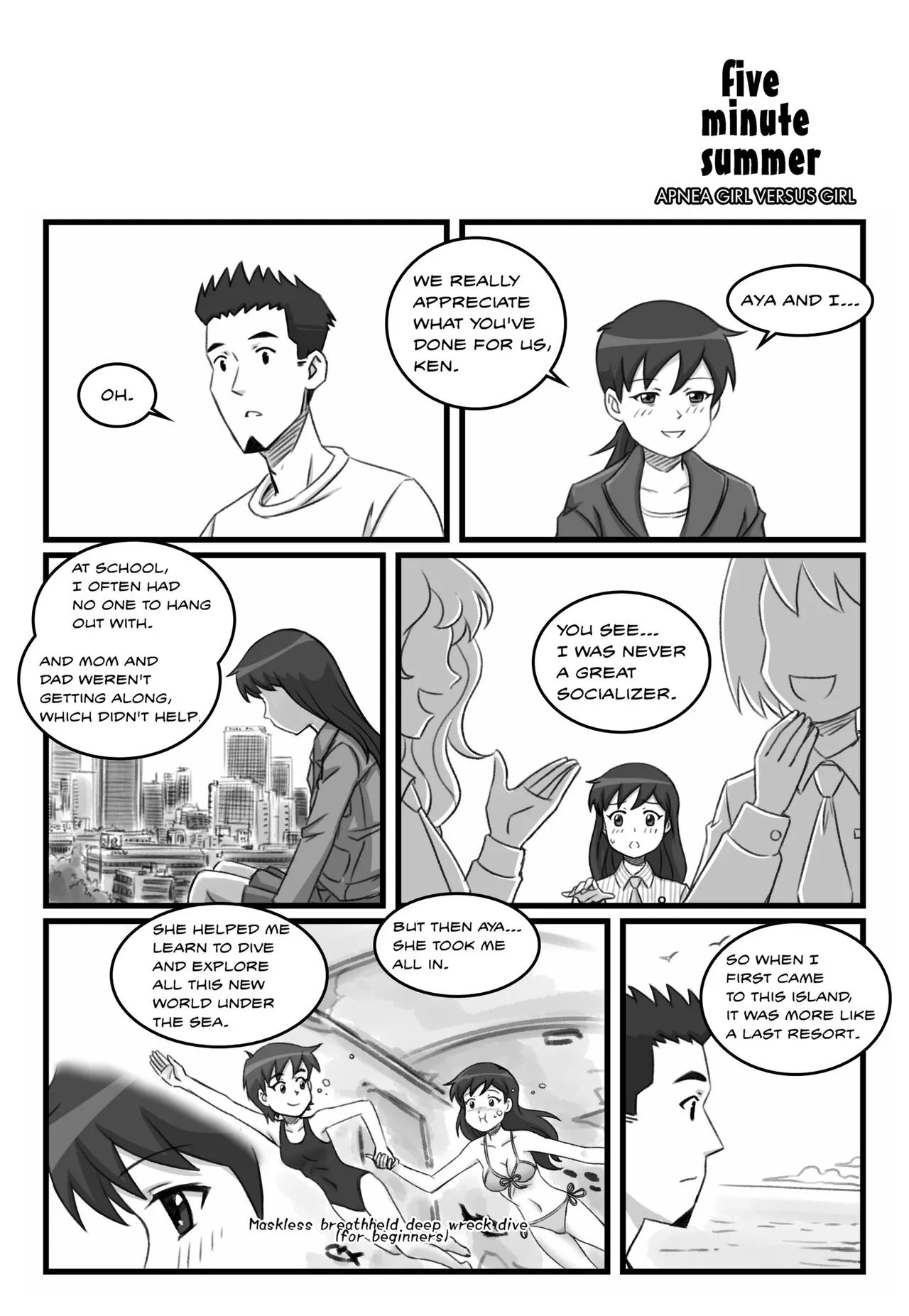 Apnea Girl Versus Girl | Page 132