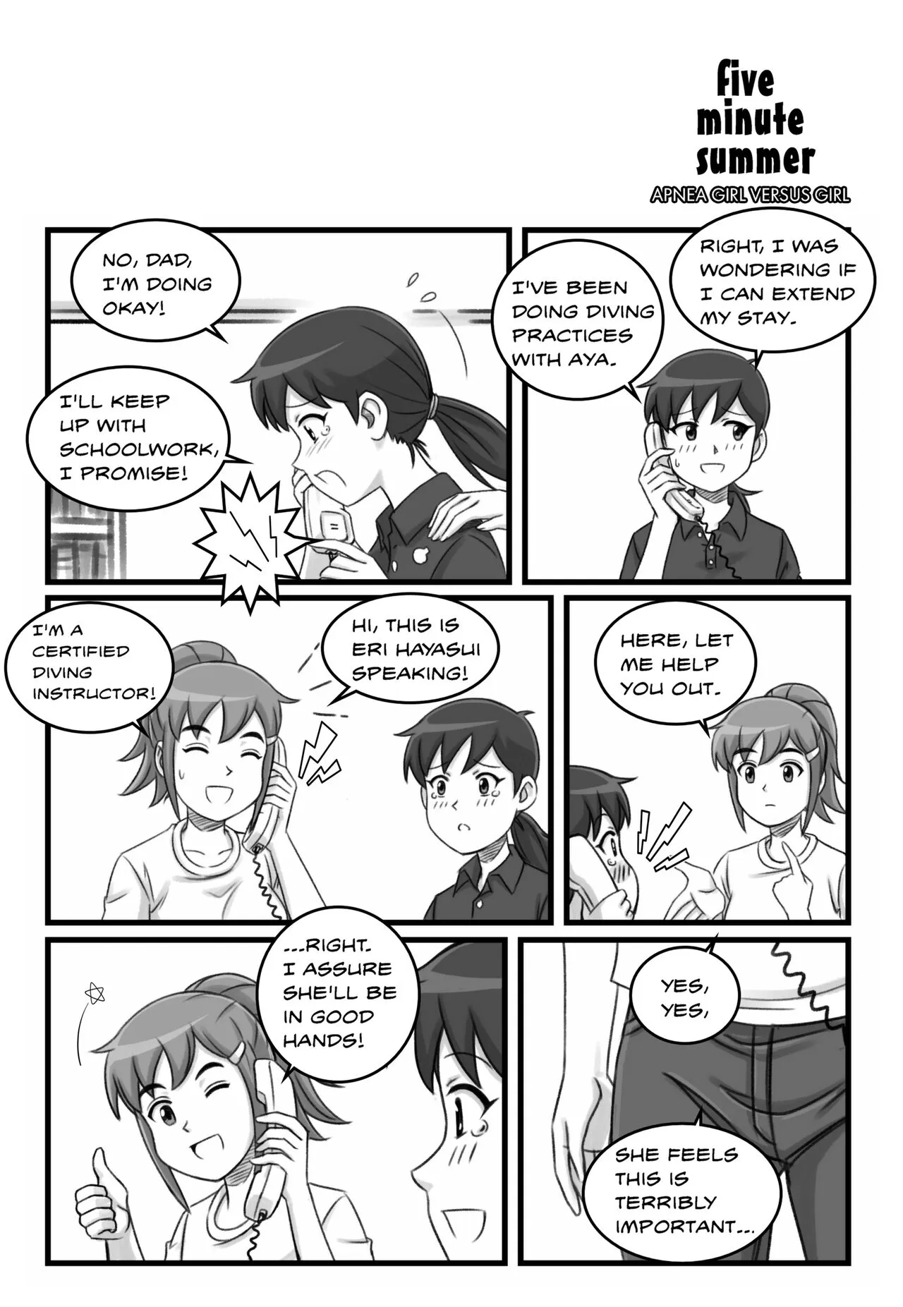 Apnea Girl Versus Girl | Page 116