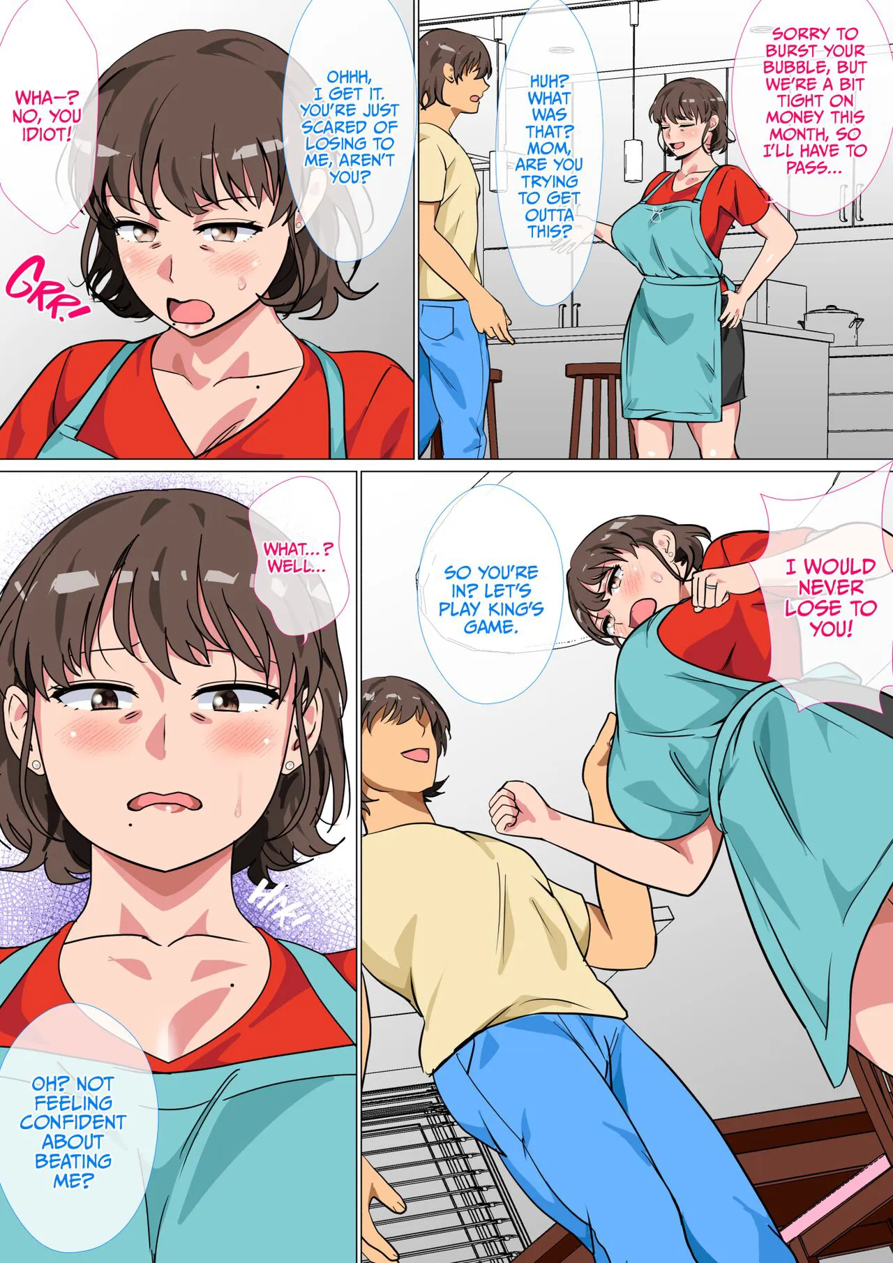 Ousama Game no Meirei de Haha to Sex Shita Hanashi | I Ordered My Mom to Have Sex with Me in King's Game  {korafu} | Page 7