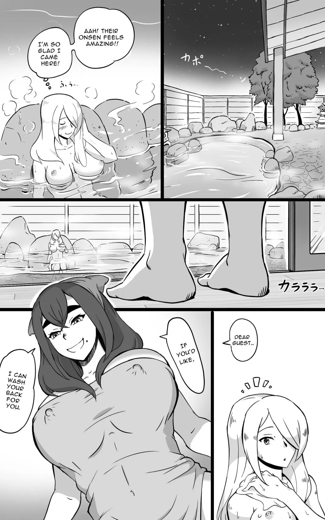 Hitou Futanari Onsen Himitsu no Shoushin Ryokou | Hidden Futanari Hot-springs Retreat ~what becomes of the broken hearted~ | Page 6