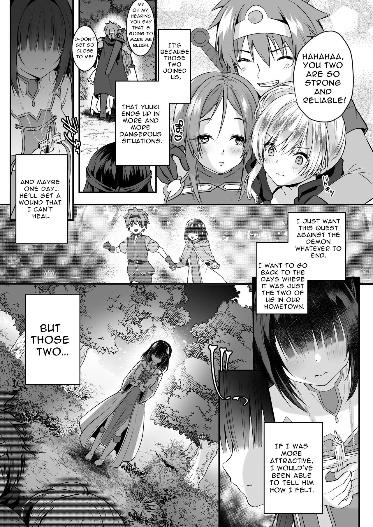 Yami Ochi Sister no Marunomi Kairaku Osen ~NTR Shi ni kuru Yatsu Zenin Marunomi Sureba Watashi no Kachida yo ne~ | Vore Pleasure Contamination of a Darkly Corrupted Cleric | Page 4