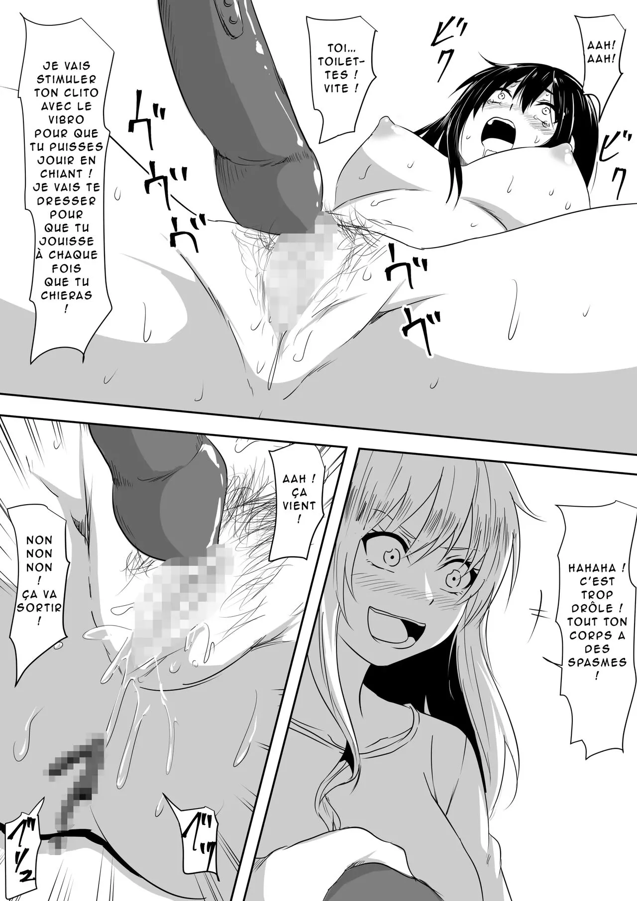 Tenkousei Hentai SM Ijime | Une étudiante transférée a subi un supplice SM pervers | Page 17